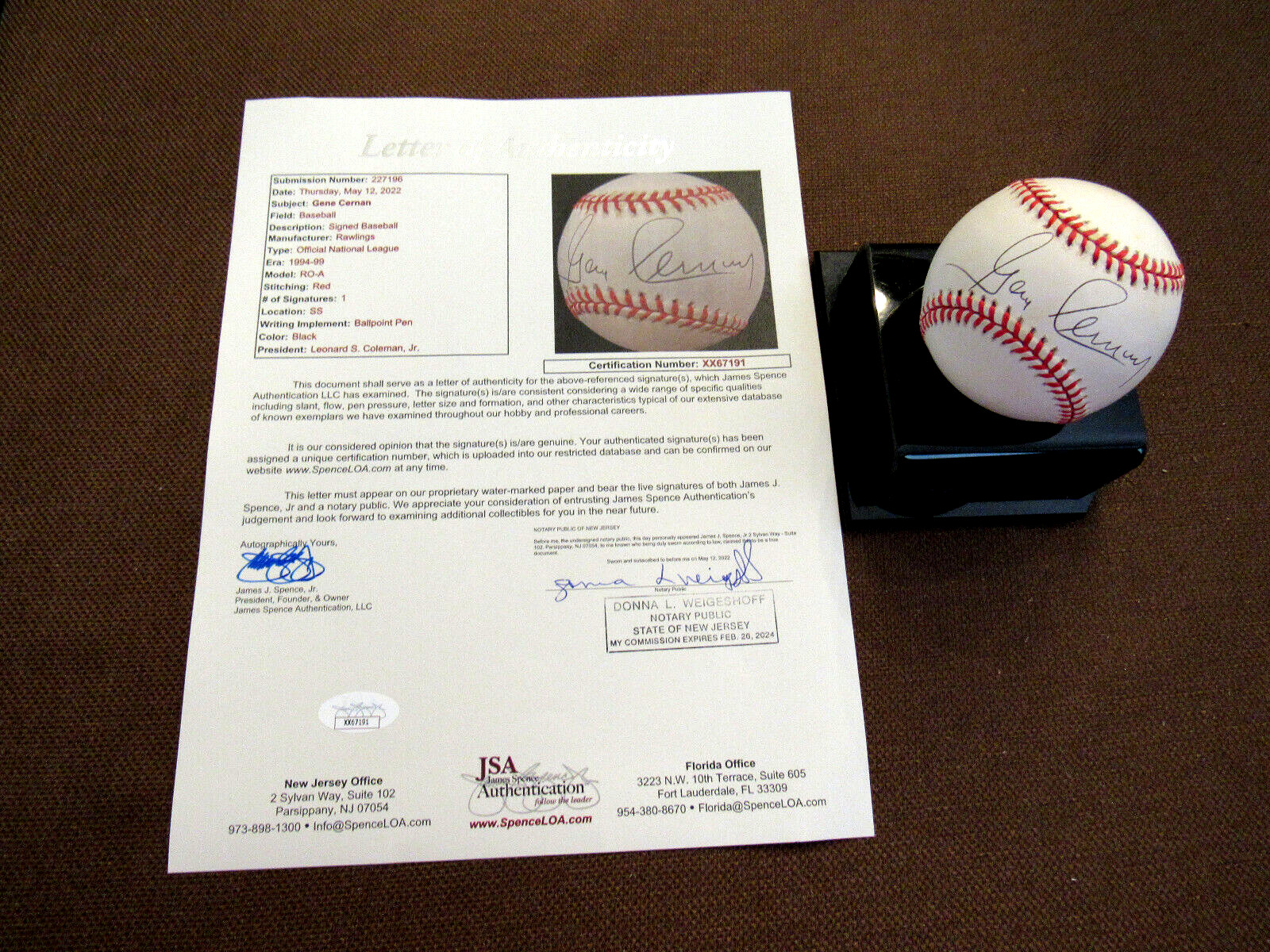 EUGENE GENE CERNAN APOLLO 17 NASA LAST MAN ON MOON SIGNED AUTO ONL BASEBALL JSA EUGENE GENE CERNAN APOLLO 17 NASA LAST MAN ON MOON SIGNED AUTO ONL BASEBALL JSA
