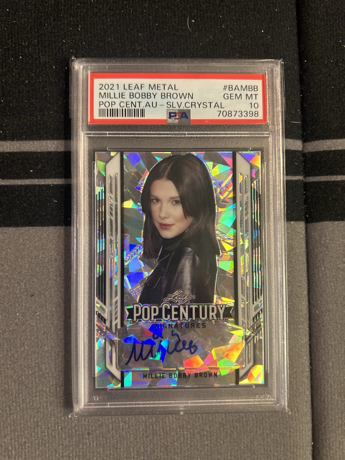 Millie Bobby Brown 2021 Pop Century Auto /20 PSA Mint 10 POP 1 STRANGER THINGS
