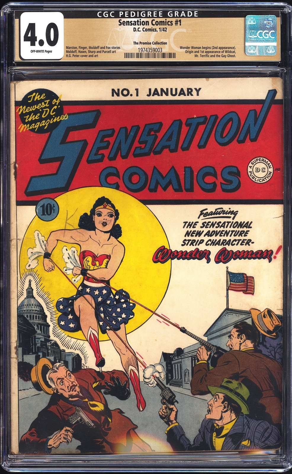 Sensation Comics 1 CGC 4.0 (The Promise Collection) Sensation Comics 1 CGC 4.0 (The Promise Collection)