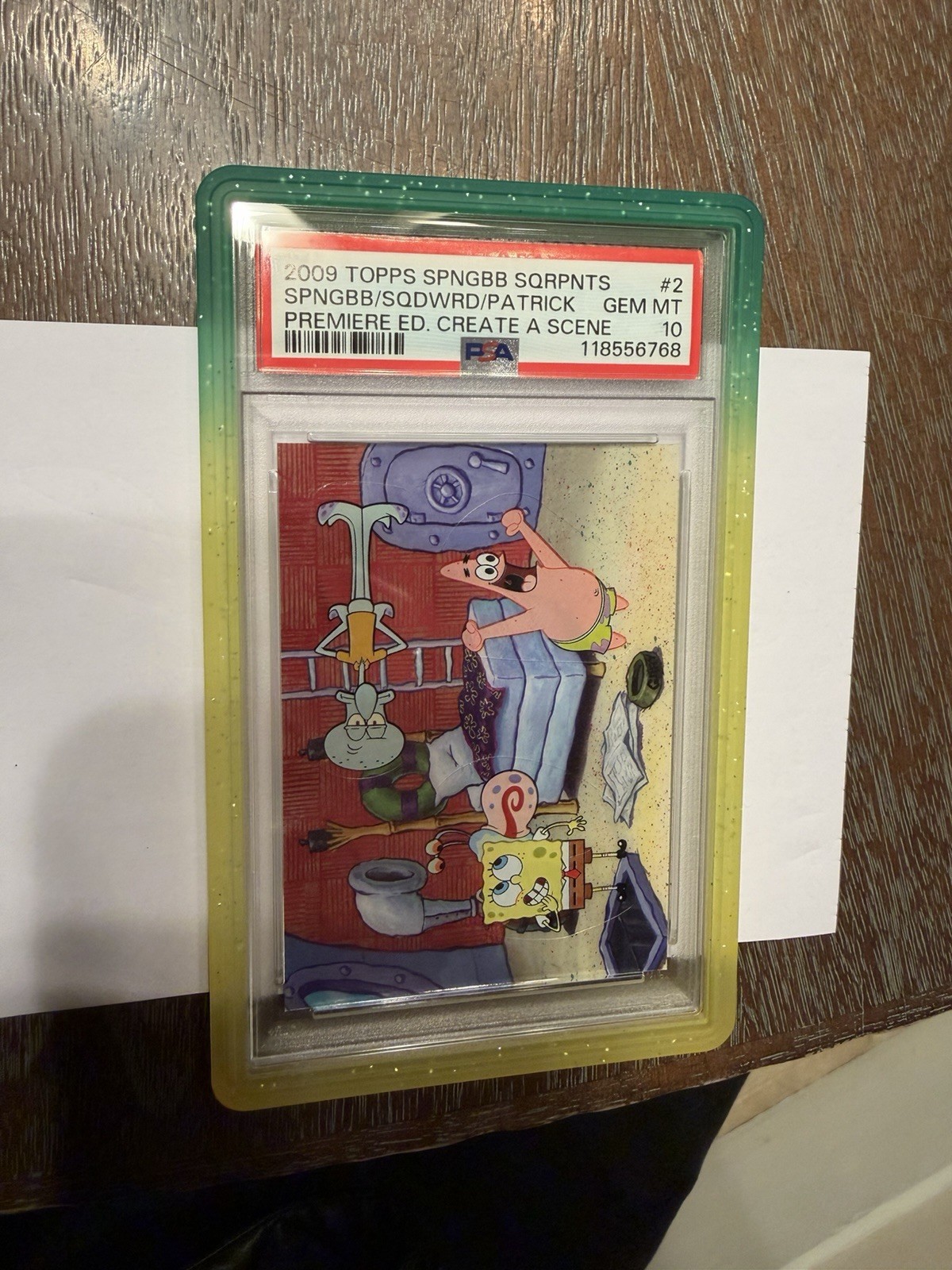 2009 Topps SpongeBob SquarePants Create A Scene #2 PSA 10 GEM MINT - Vintage 2009 Topps SpongeBob SquarePants Create A Scene #2 PSA 10 GEM MINT - Vintage