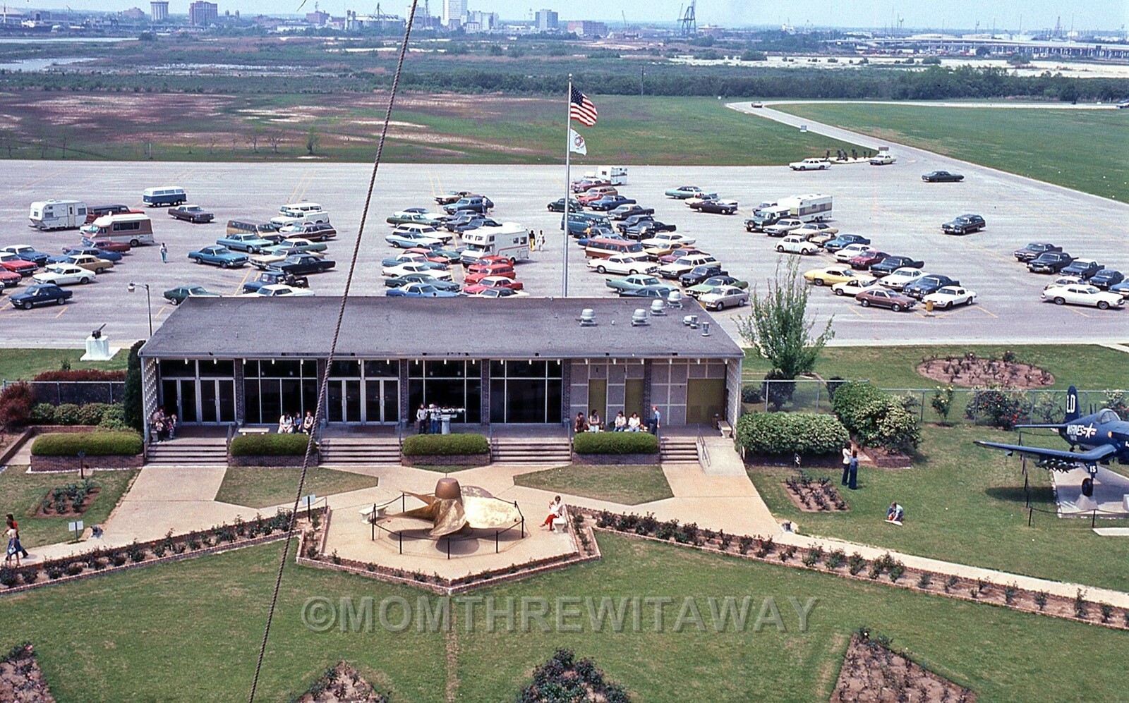 1976 COLOR SLIDE 1788 AL Mobile Battleship Memorial Park View Museum from Deck 1976 COLOR SLIDE 1788 AL Mobile Battleship Memorial Park View Museum from Deck