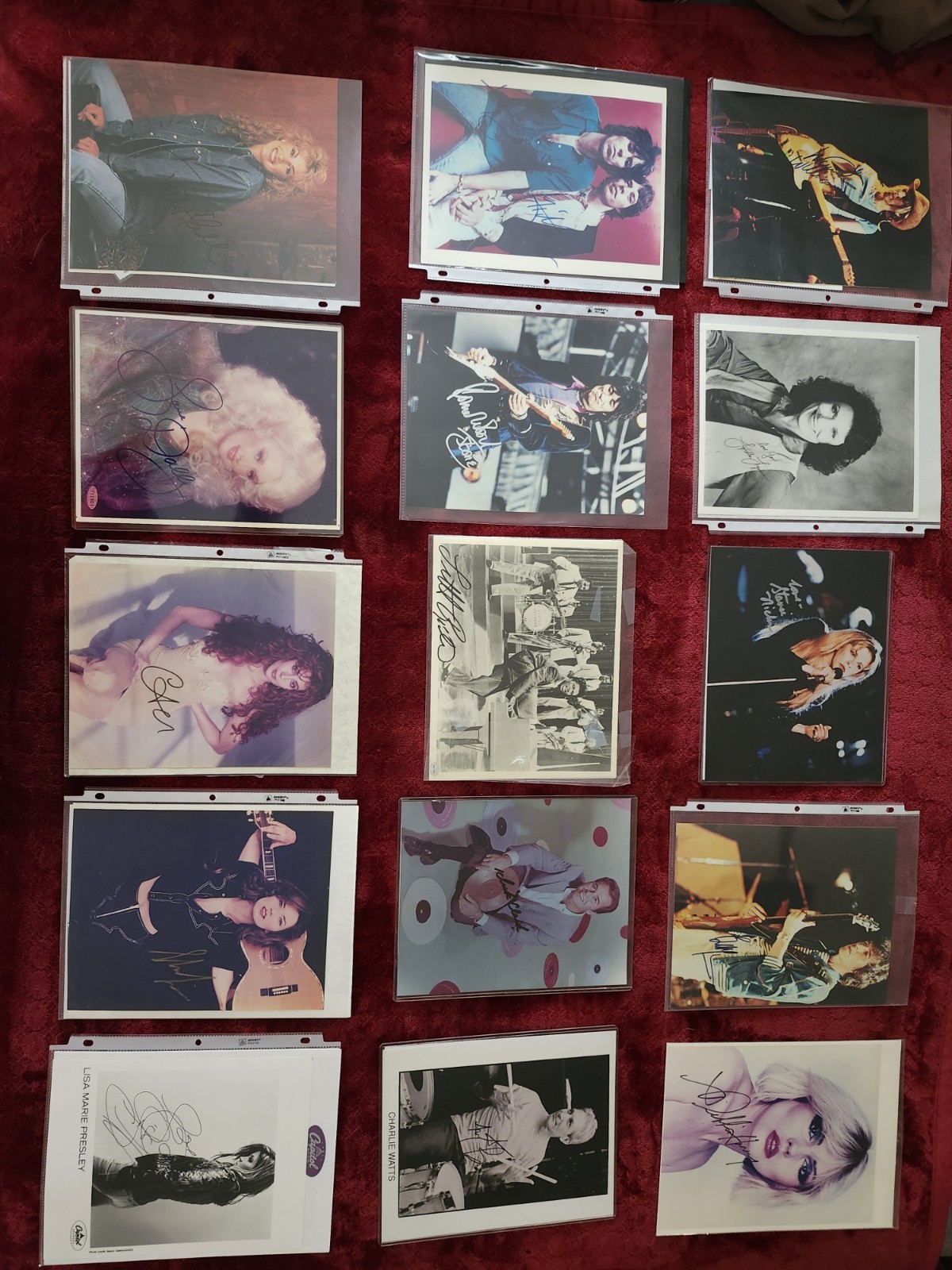 Booklet Of Absolutely Stunning Musician Autograph Memorabilia Pictures Booklet Of Absolutely Stunning Musician Autograph Memorabilia Pictures