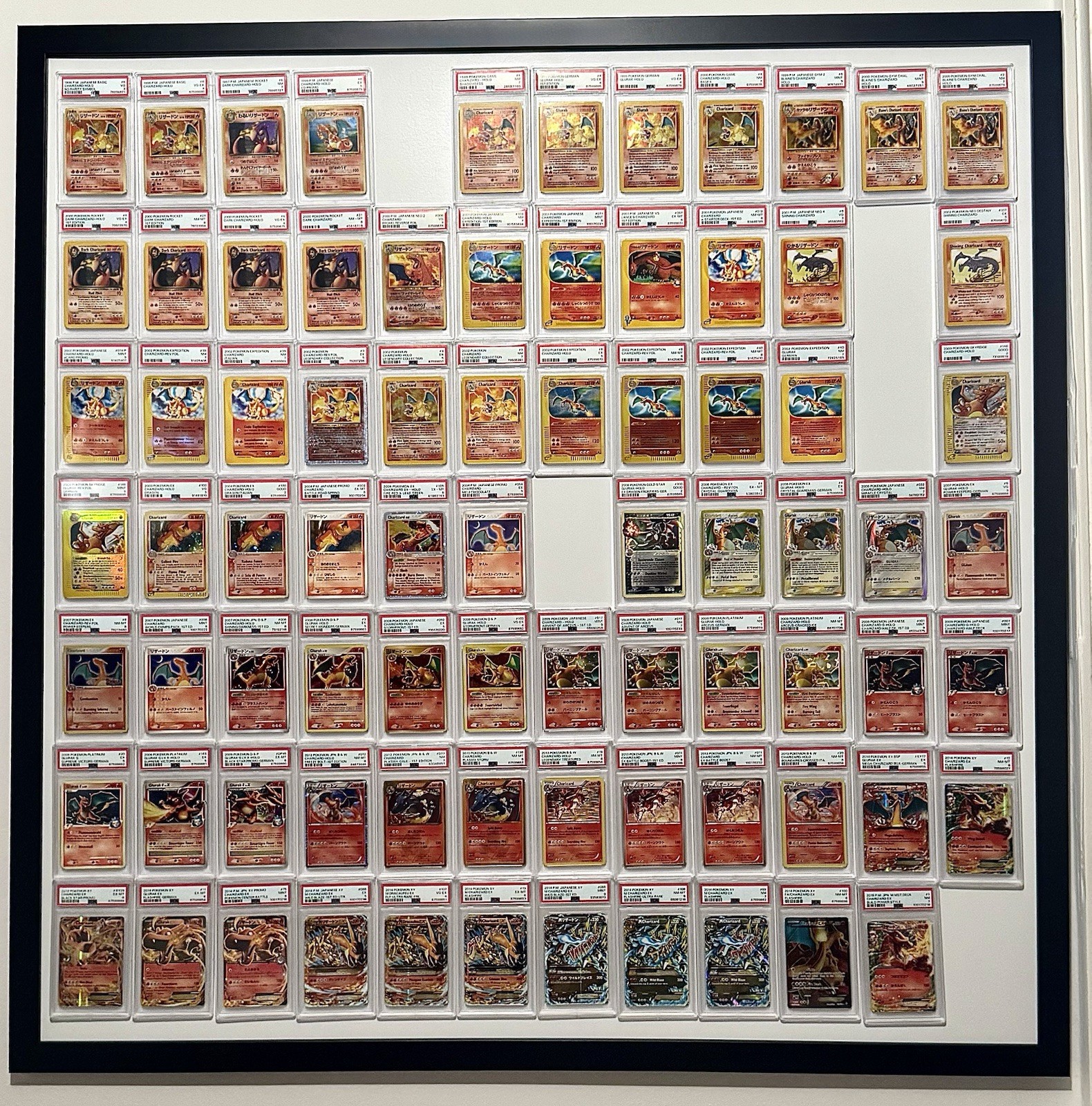 Charizard Ultimate Collection All Artworks PSA 1996-2025 Pokemon TCG Rarity