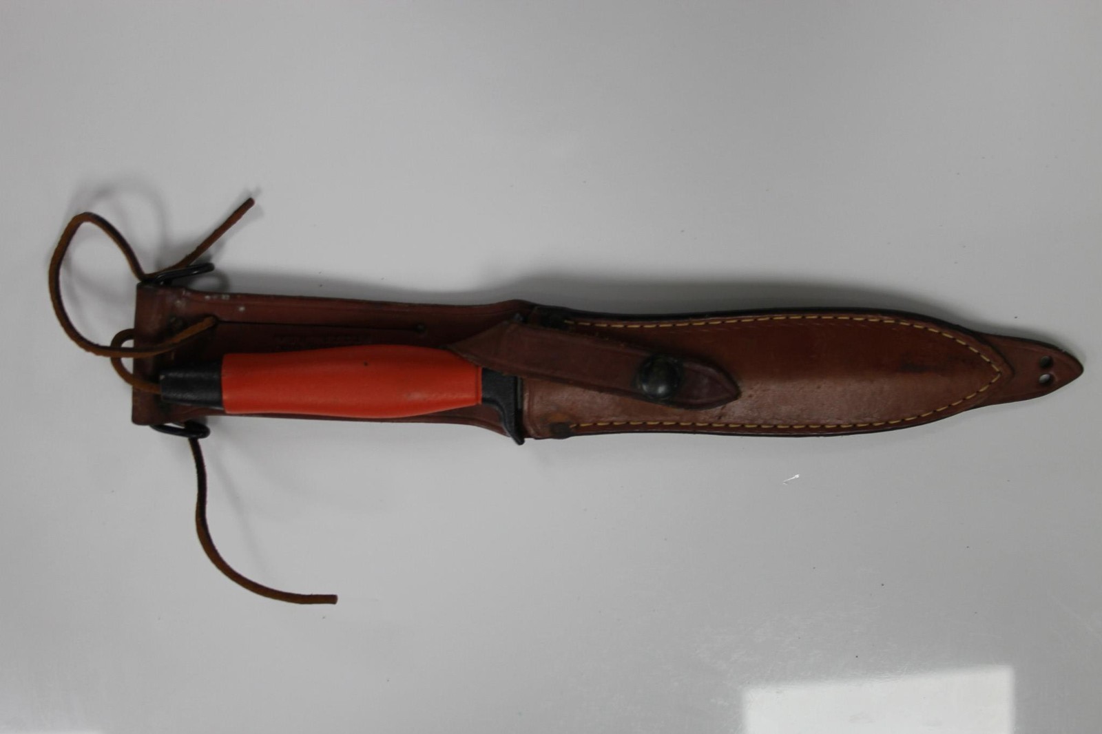 Vintage 1975 Orange Handle Gerber Mark II OA6 only 3 known w sheath(GMKII041536)