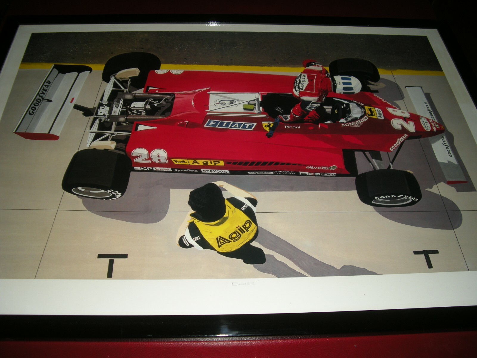 FERRARI, FORMULA 1 LITHOGRAPH FERRARI, FORMULA 1 LITHOGRAPH