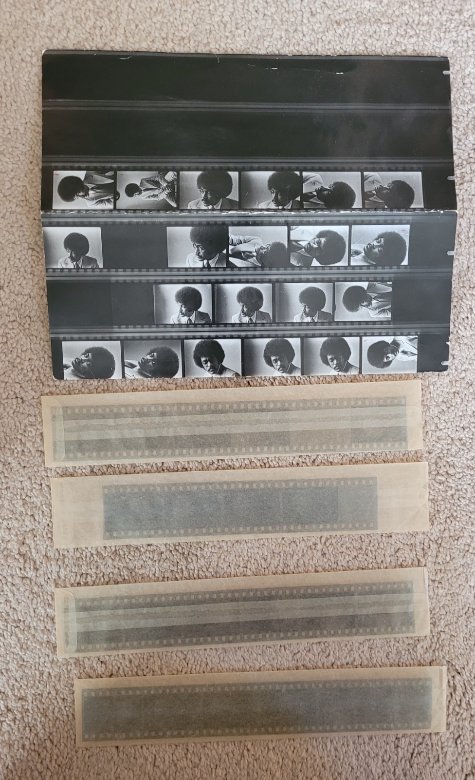 Rare Calvin Wilson Kamoinge Workshop Photo Negatives & Contact Sheet Black Arts