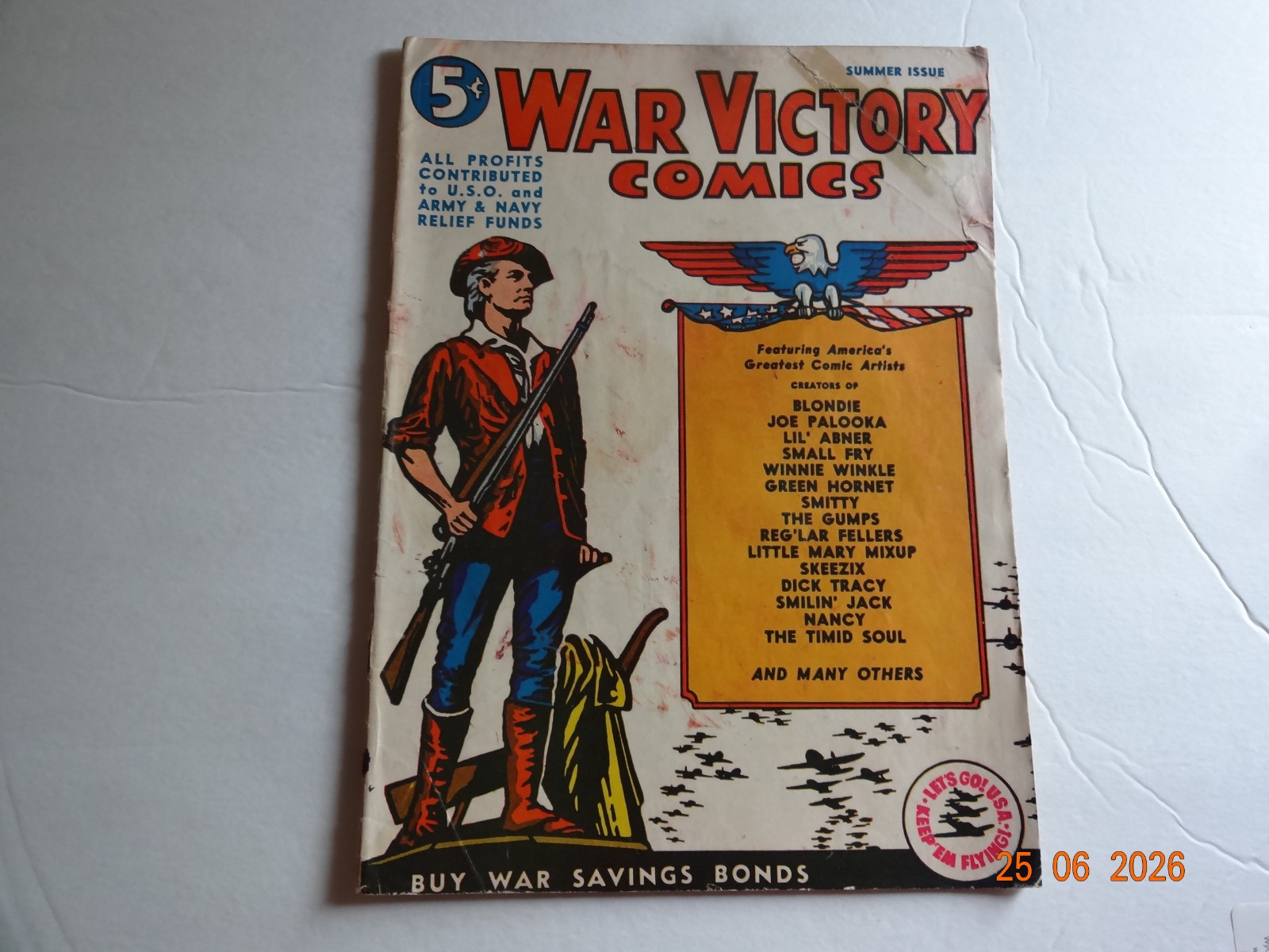 WAR VICTORY COMICS #1 1942 RARE WAR SAVINGS BONDS PROMO SUPERMAN WAR VICTORY COMICS #1 1942 RARE WAR SAVINGS BONDS PROMO SUPERMAN