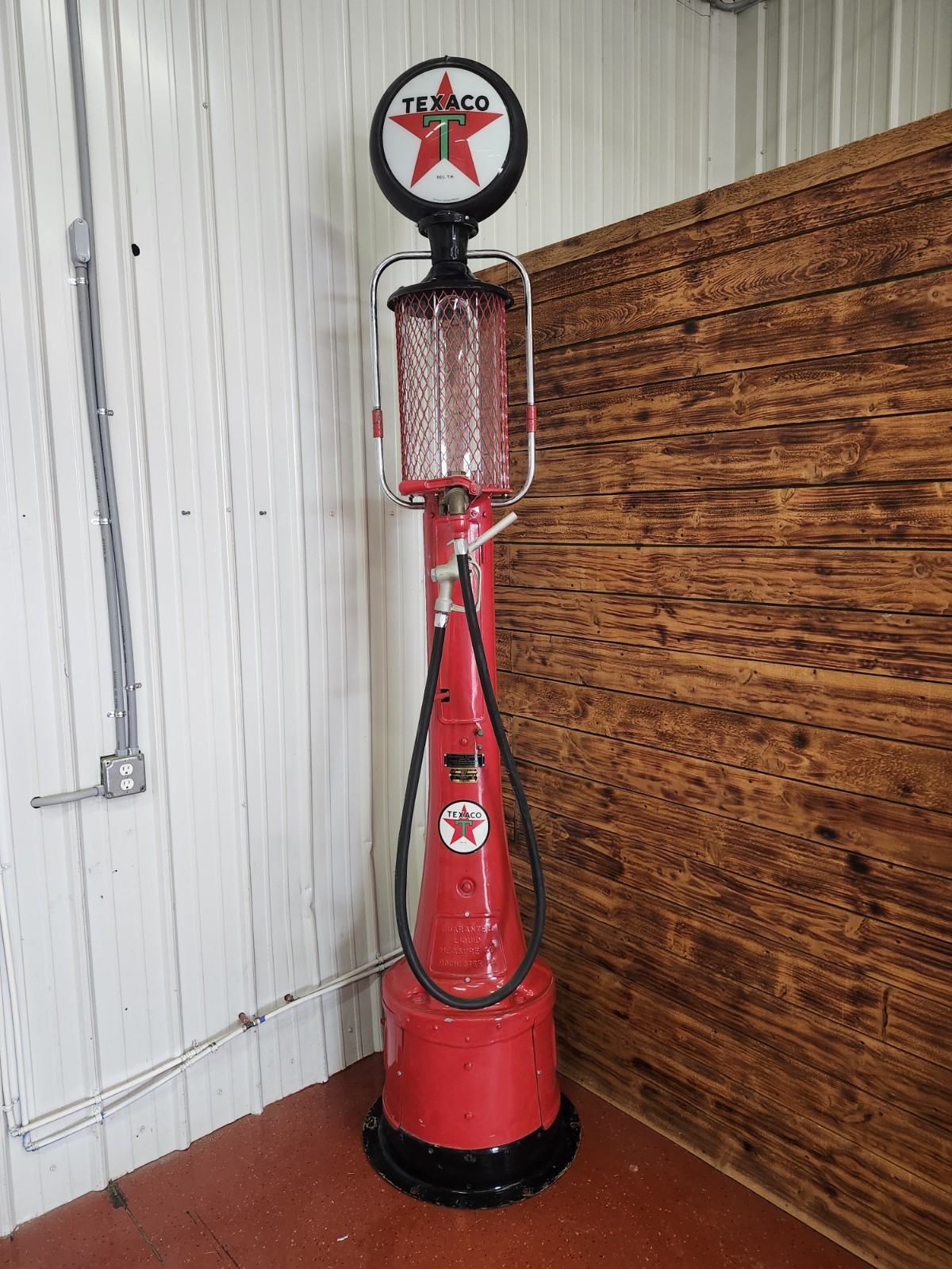 Rare 5 Gallon MAE WEST FRY Gravity Fed Visible Gas Pump Restored Rare 5 Gallon MAE WEST FRY Gravity Fed Visible Gas Pump Restored