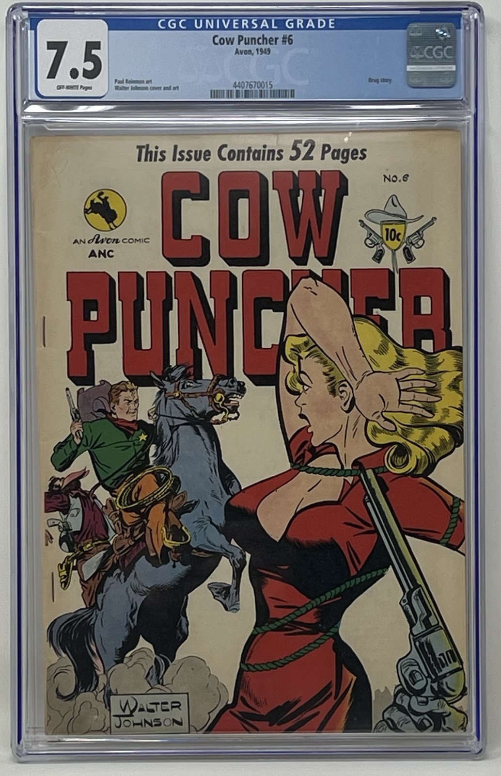Cow Puncher #6 CGC 7.5 1948 Golden Age GGA