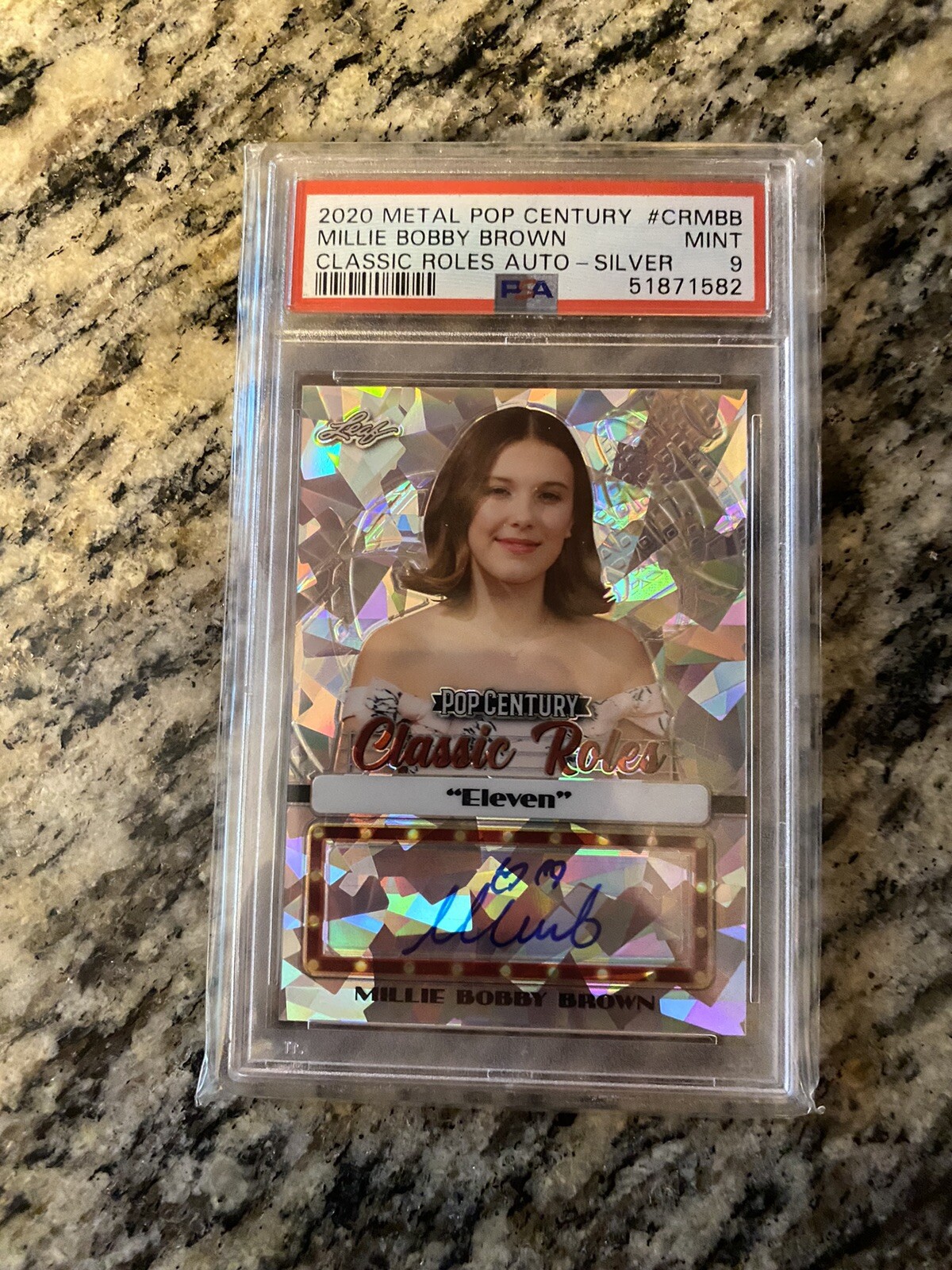 2020 Metal Pop Century Millie Bobby Brown Classic Roles Auto Silver Psa 9 Mint 2020 Metal Pop Century Millie Bobby Brown Classic Roles Auto Silver Psa 9 Mint