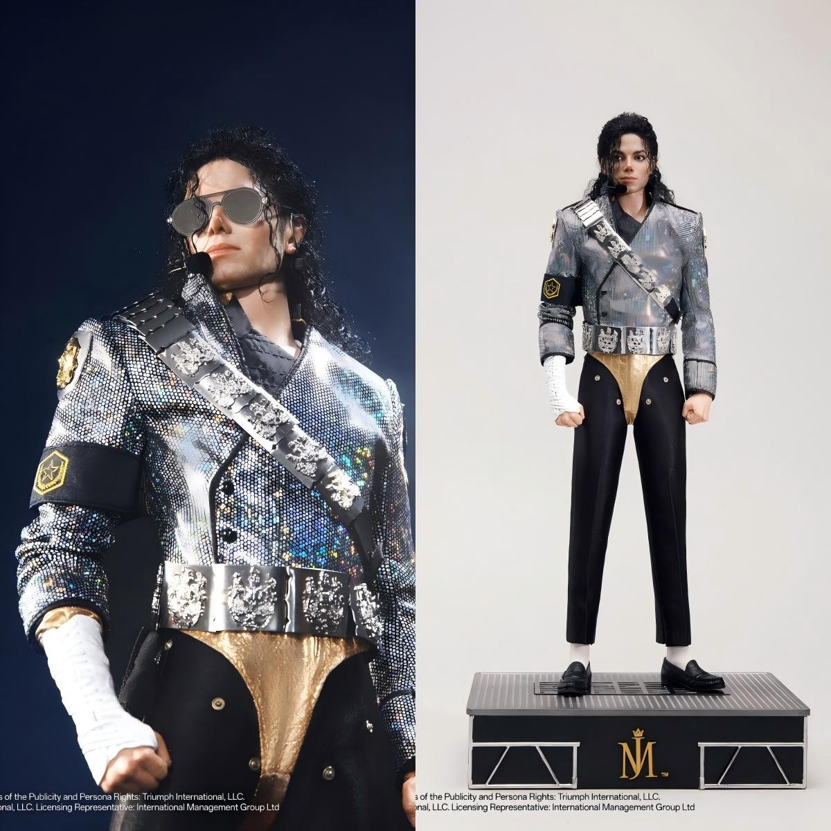 INART A012 1:6 Scale Michael Jackson 37cm (H) Collectible Action Figure Model INART A012 1:6 Scale Michael Jackson 37cm (H) Collectible Action Figure Model