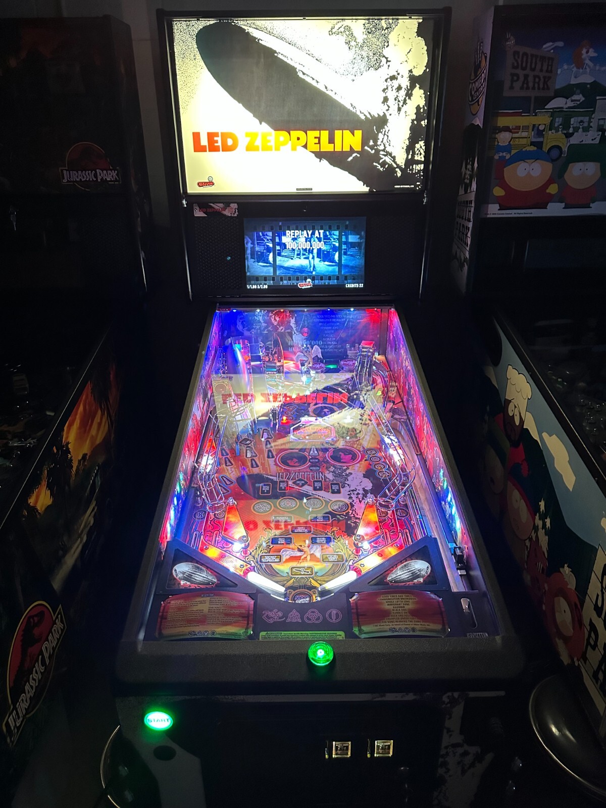 Led Zeppelin Stern Premium Pinball Machine Led Zeppelin Stern Premium Pinball Machine