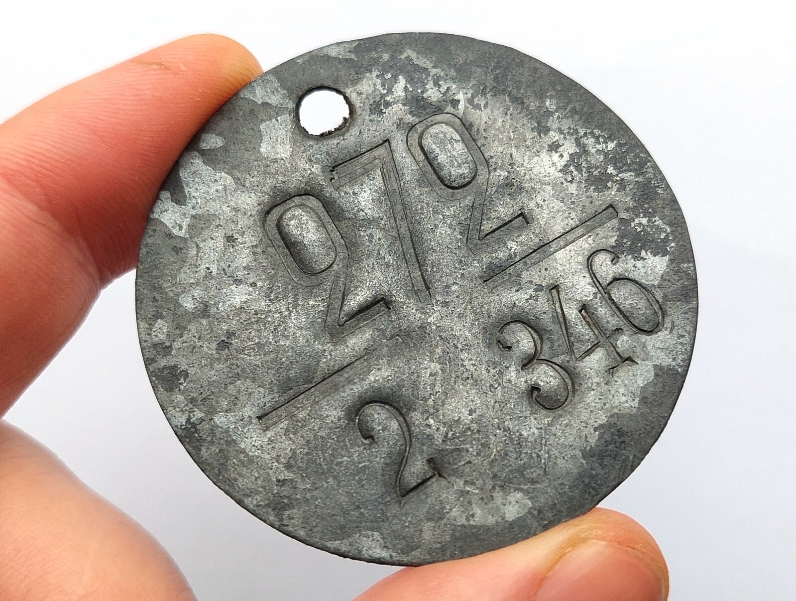 Russian Dog Tag ID WWII Red Army Soviet Japanese War original Battle Relic 272 Russian Dog Tag ID WWII Red Army Soviet Japanese War original Battle Relic 272