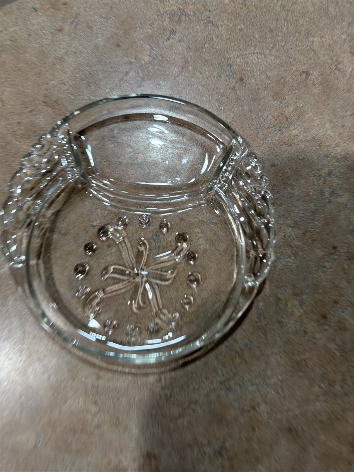 14 Dish,Federal Vintage Clear Glass Columbia Cristal Produce Between 1938 - 1942