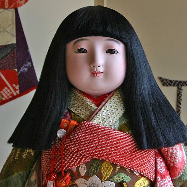 Kyoto Ichimatsu doll Girl Japanese Kimono Doll 54cm Large size JAPAN Antique