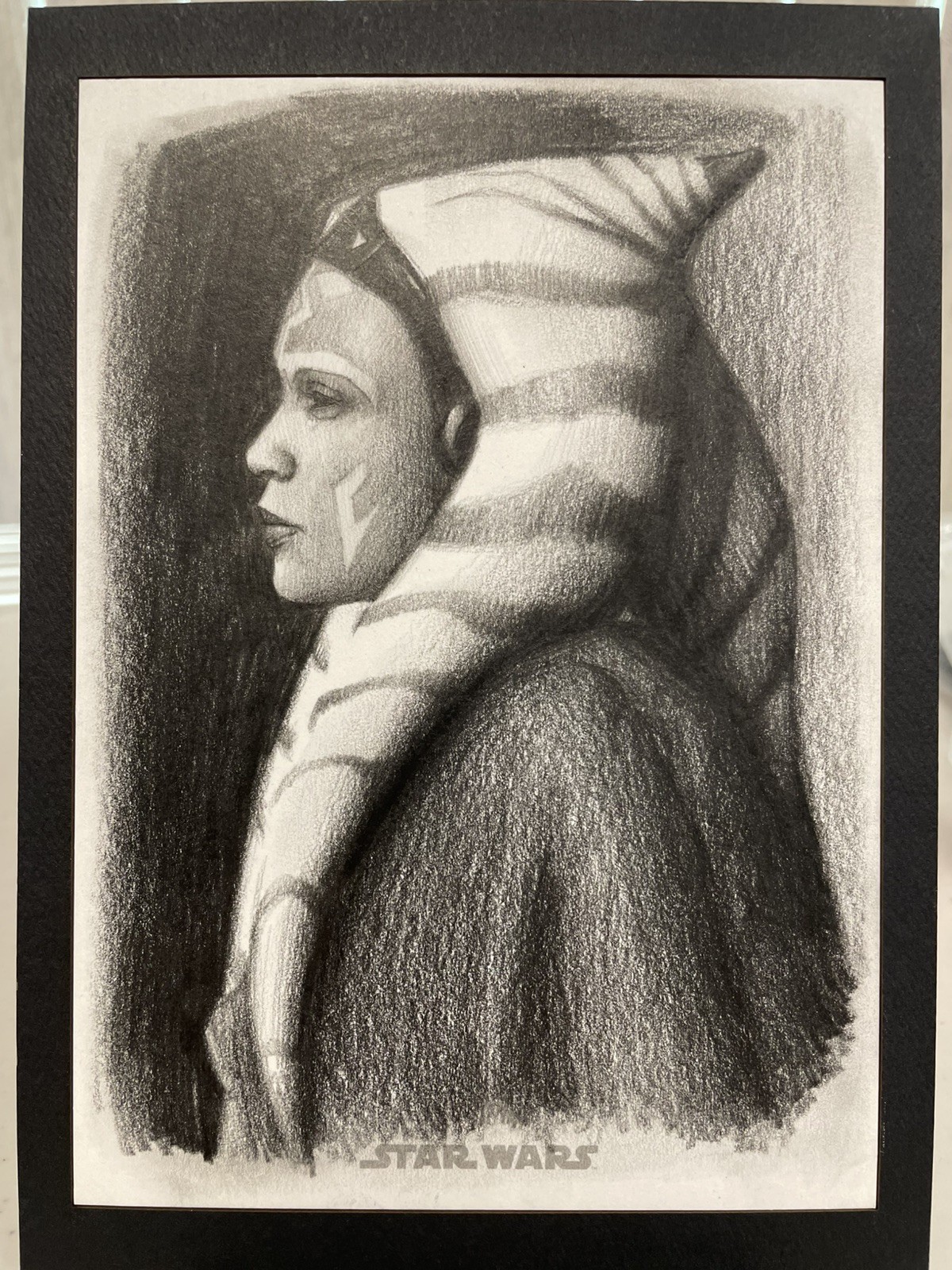 Ahsoka Tano -Andrew Fry Star Wars Antiquities Oversize Original Art a