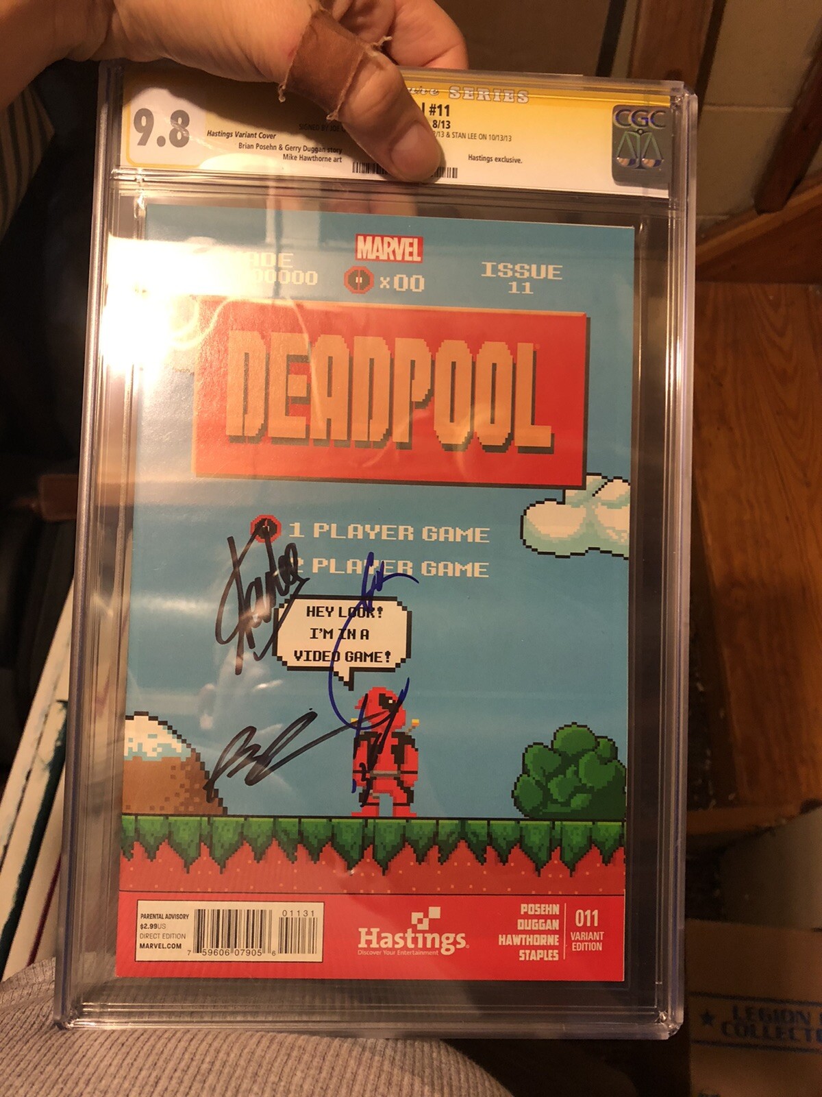 Cgc Dead pool 8 Bit Hastings #11 Signed Stan Lee And More Rare 9.8 Nintendo Cgc Dead pool 8 Bit Hastings #11 Signed Stan Lee And More Rare 9.8 Nintendo