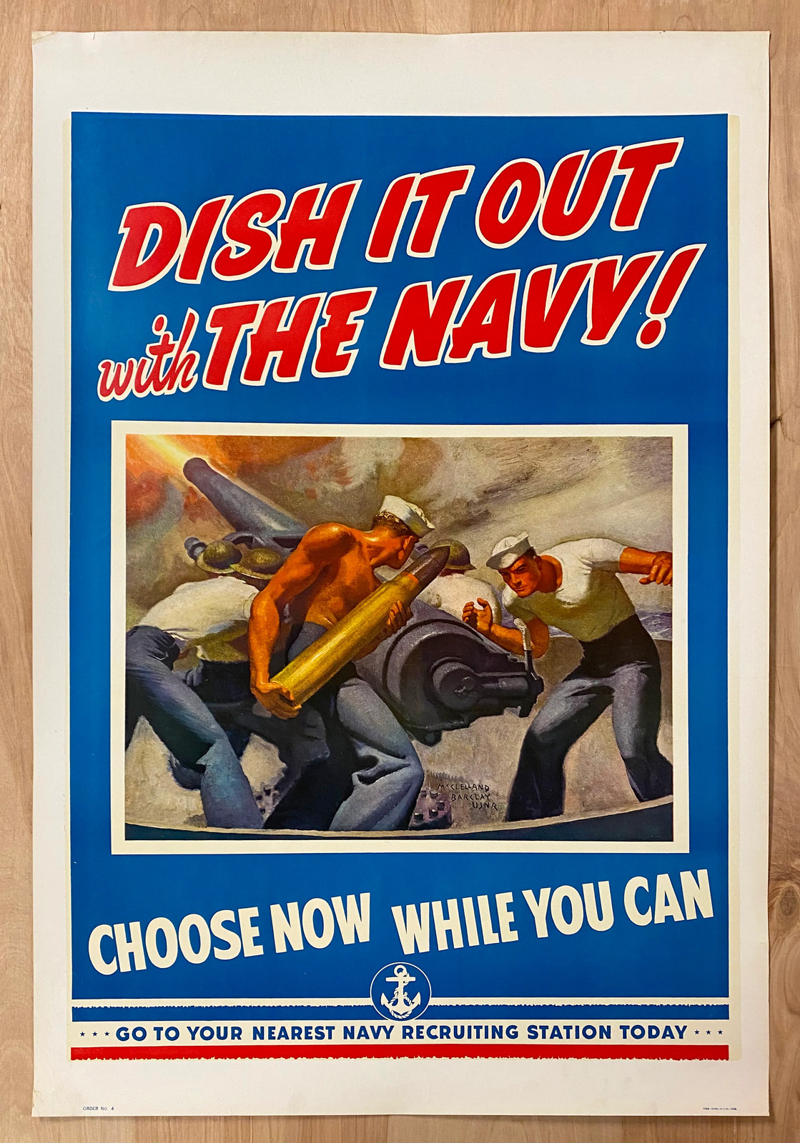 1942 Dish It Out In The Navy Choose Now While You Still Can McClelland Barclay W 1942 Dish It Out In The Navy Choose Now While You Still Can McClelland Barclay W