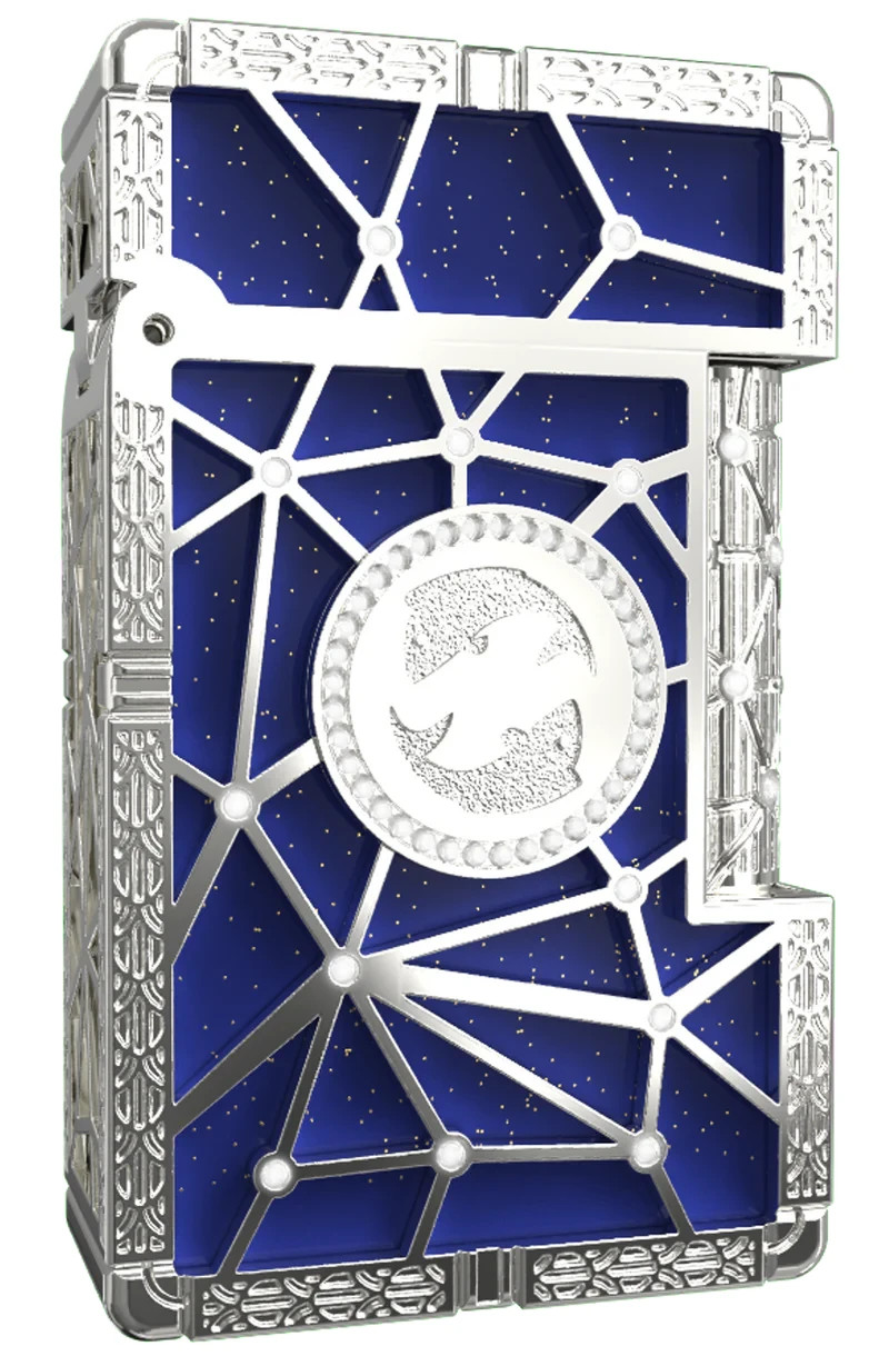 LE GRAND C23013PI Zodiac Fish Blue-18K Gold Diamond Lighter S.T. Dupont LE GRAND C23013PI Zodiac Fish Blue-18K Gold Diamond Lighter S.T. Dupont