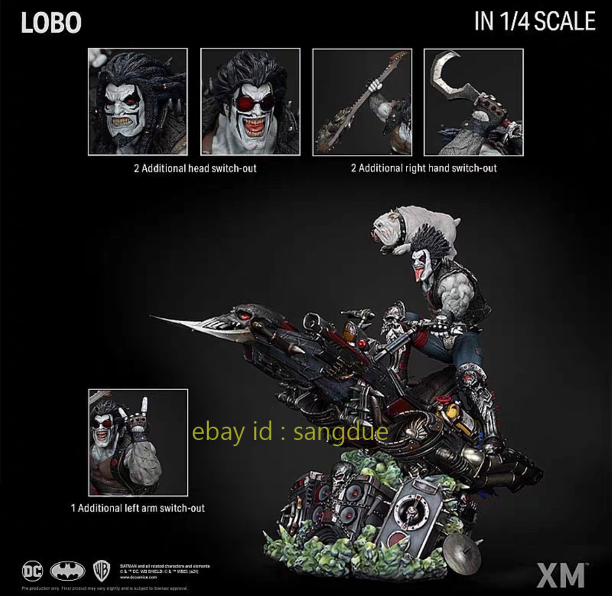 Genuine XM Studios 1/4 The Wolf lobo Omega Men Figure Model Statue In Stock Genuine XM Studios 1/4 The Wolf lobo Omega Men Figure Model Statue In Stock