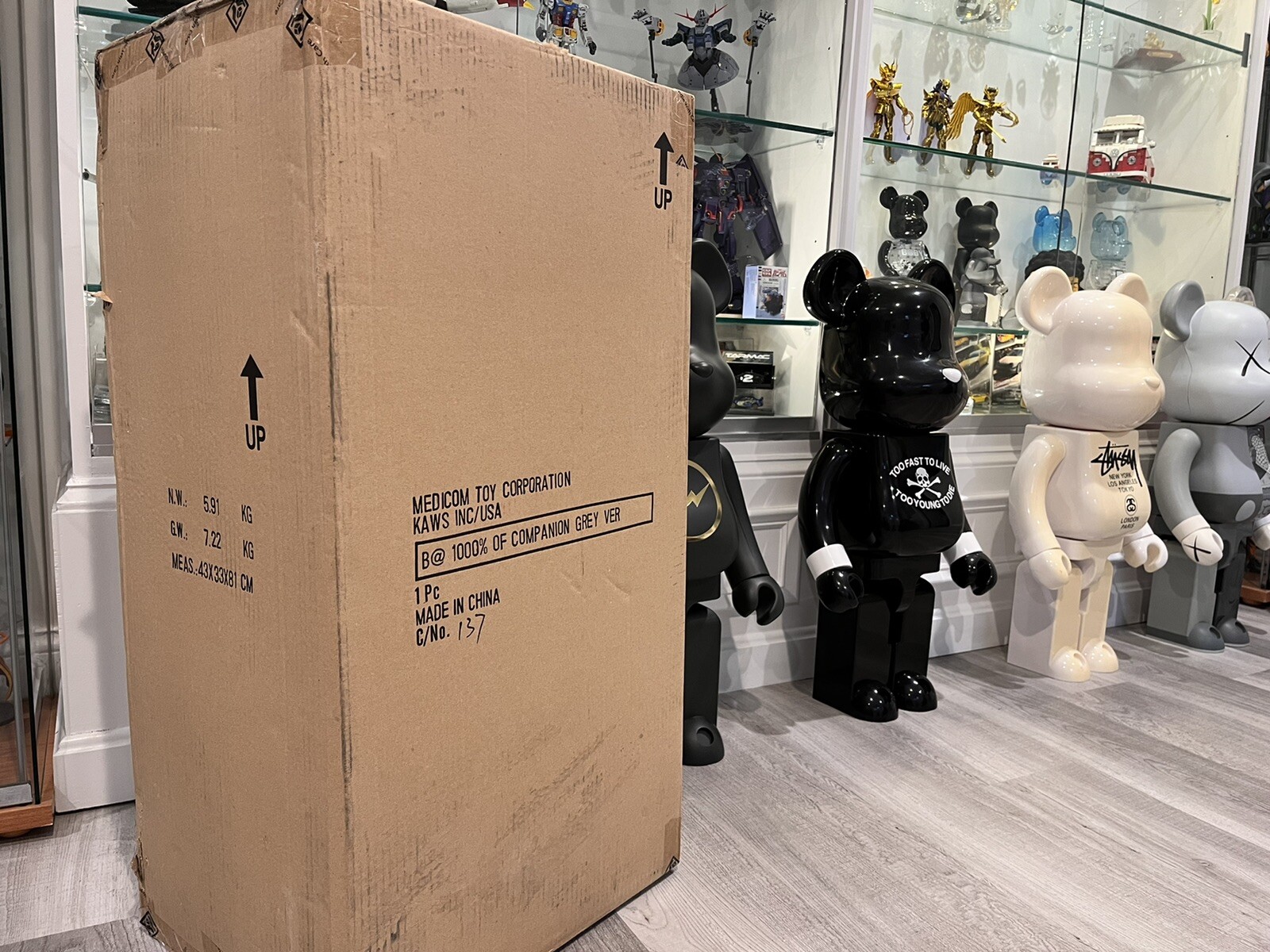 Bearbrick x Kaws Gray Dissected Companion 1000% Be@rbrick Medicom Original Fake Bearbrick x Kaws Gray Dissected Companion 1000% Be@rbrick Medicom Original Fake