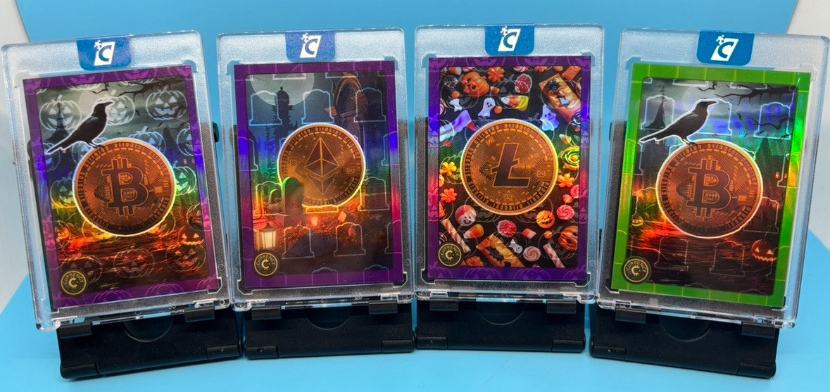 Cardsmiths Currency HOF Alpha 1/50 & 3 Omega 25/25 + 2 Extra Gem Refractors