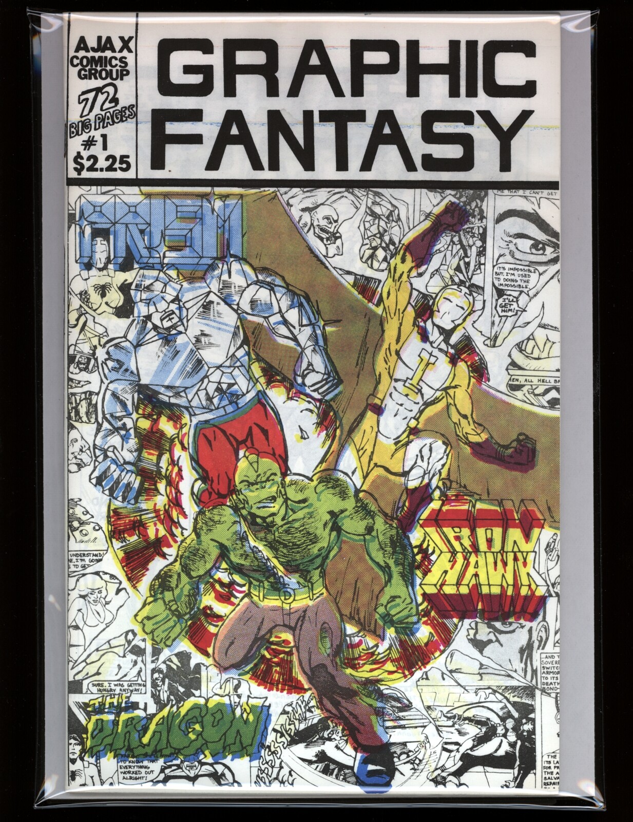 Graphic Fantasy #1 (UNIQUE) & #2 - 1st SAVAGE DRAGON - 1982 AJAX Larsen - SCARCE Graphic Fantasy #1 (UNIQUE) & #2 - 1st SAVAGE DRAGON - 1982 AJAX Larsen - SCARCE