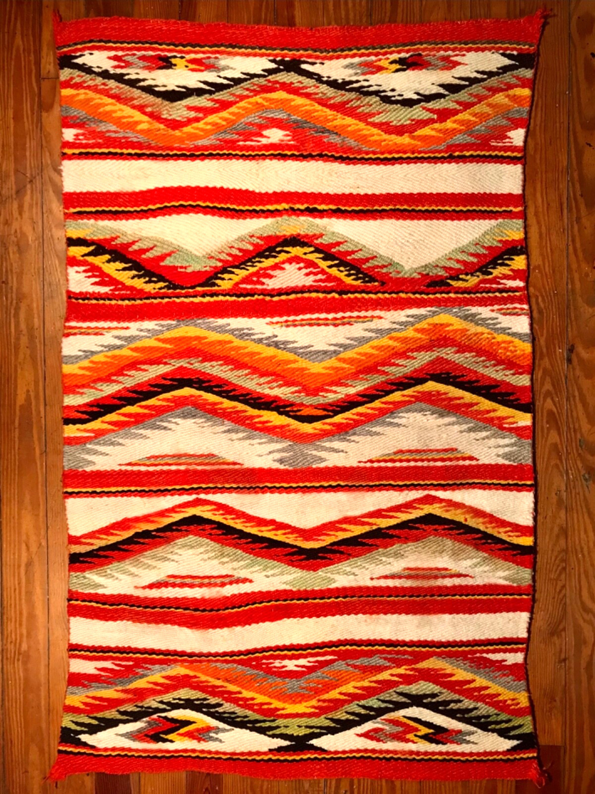 AMAZING NAVAJO DIAGONAL TWILL EYEDAZZLER SADDLE BLANKET,EXCELENT CONDITION,C1885