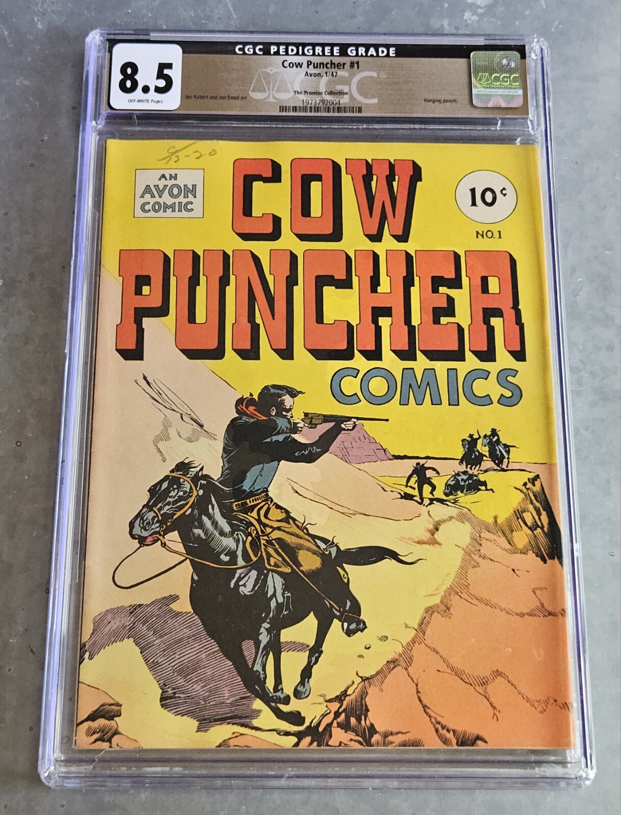 Cow Puncher #1 - CGC 8.5 - ✨THE PROMISE COLLECTION✨ 1/1947 - Joe Kubert Cow Puncher #1 - CGC 8.5 - ✨THE PROMISE COLLECTION✨ 1/1947 - Joe Kubert