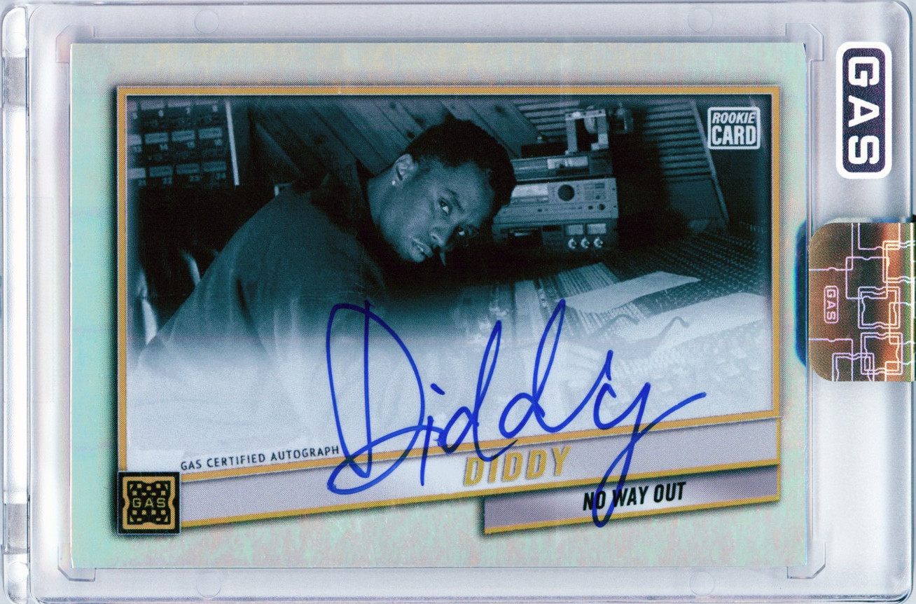 2023 G.A.S. HIP-HOP DIDDY NO WAY OUT #PD-1 AUTO ROOKIE CARD RC SIGNED 4/10