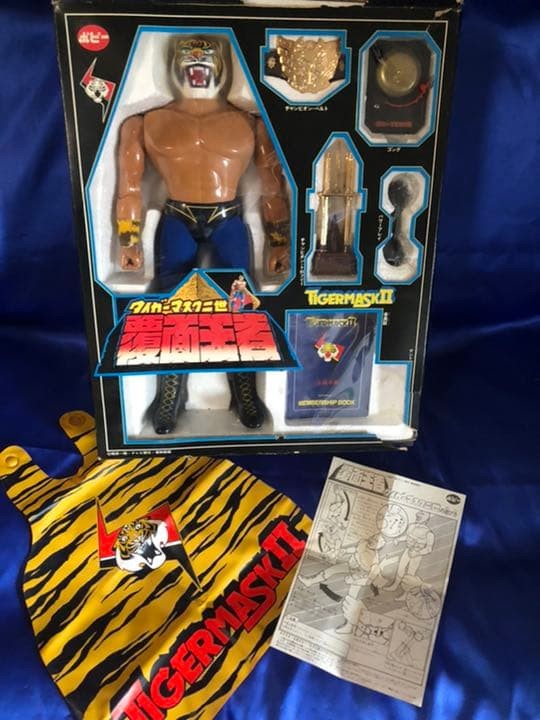 Popy Tiger Mask II Action Figure Vintage Rare Timepiece Ready Authentic Popy Tiger Mask II Action Figure Vintage Rare Timepiece Ready Authentic