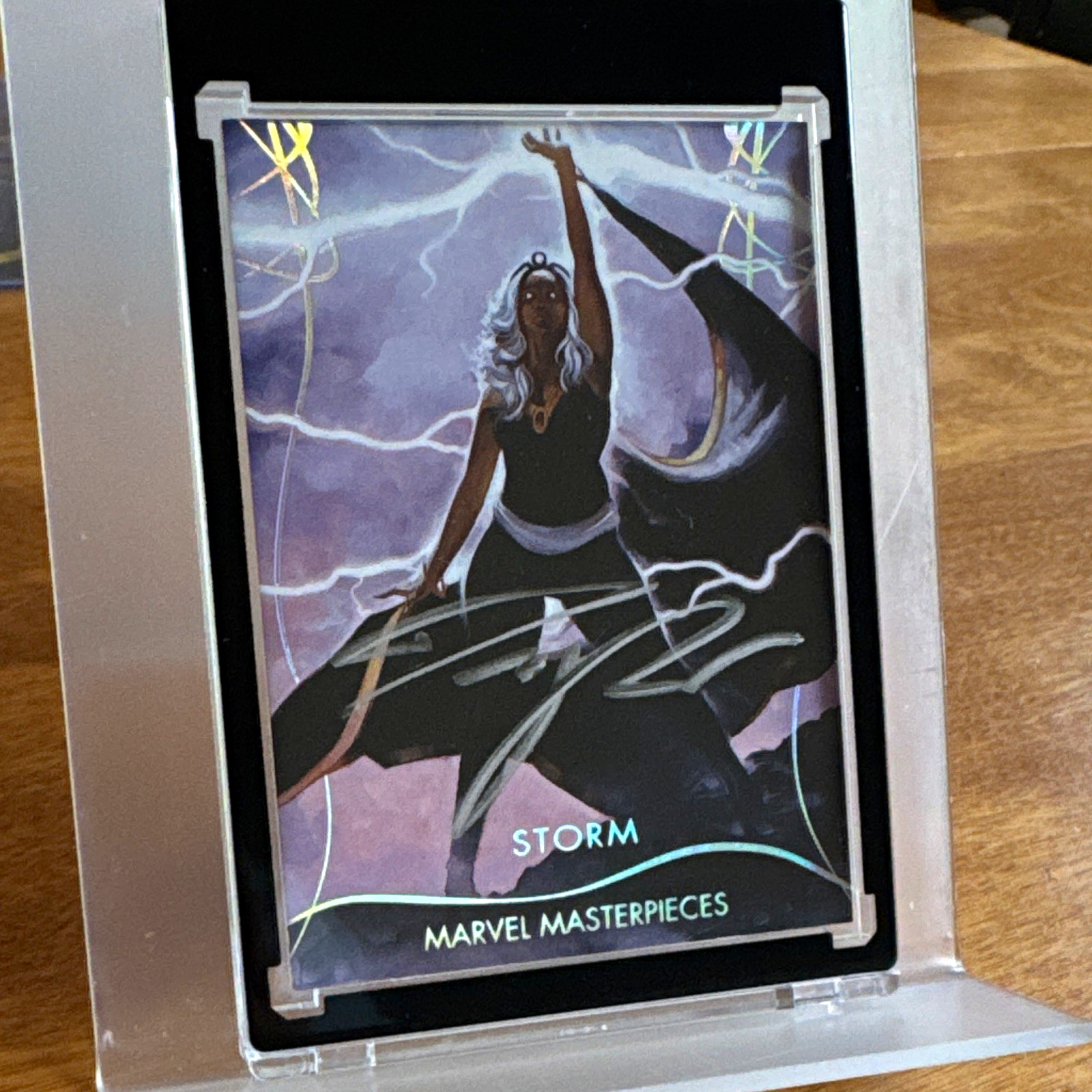 Upper Deck 2020 Marvel Masterpieces Storm #87 Autograph Series 10/10 Upper Deck 2020 Marvel Masterpieces Storm #87 Autograph Series 10/10