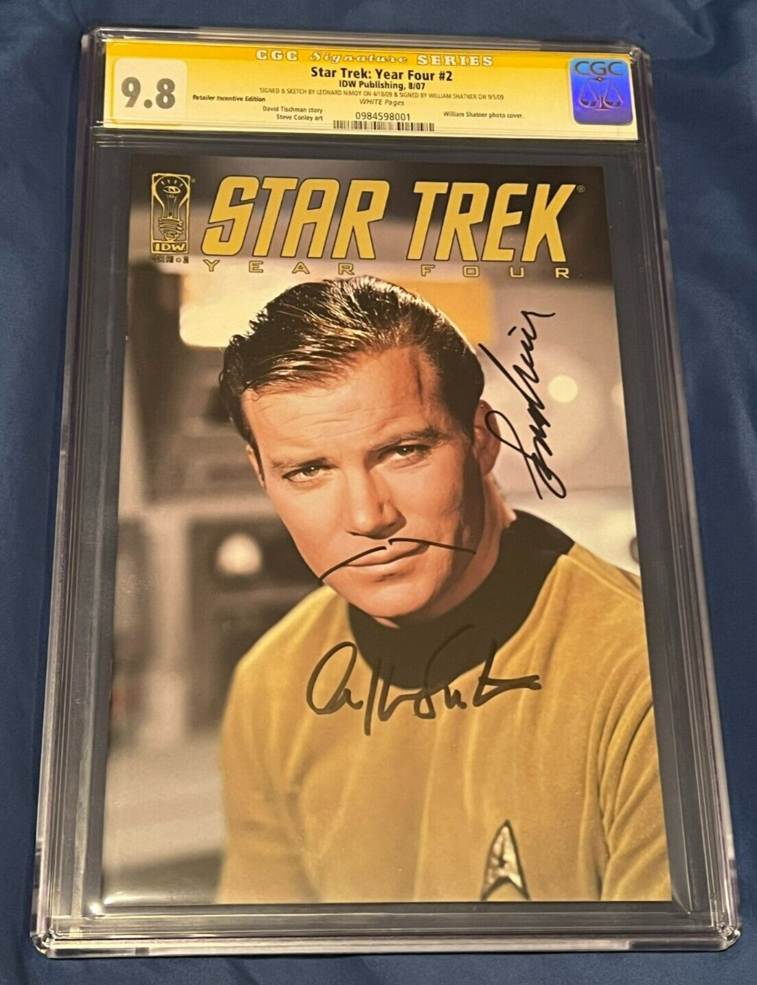 STAR TREK #2 CGC 9.8 SS Signed by Leonard Nimoy & William Shatner (w/Sketch) STAR TREK #2 CGC 9.8 SS Signed by Leonard Nimoy & William Shatner (w/Sketch)