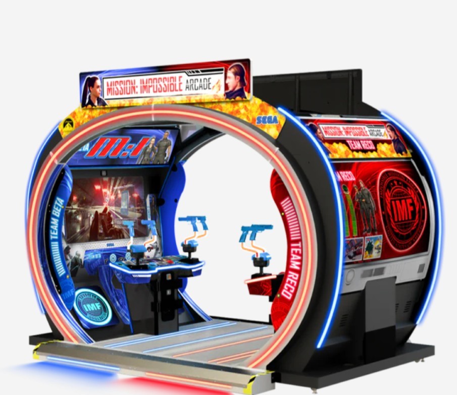 Deluxe Arcade Gun Shooting Video Game 4 Players Brand New Only One Game System 