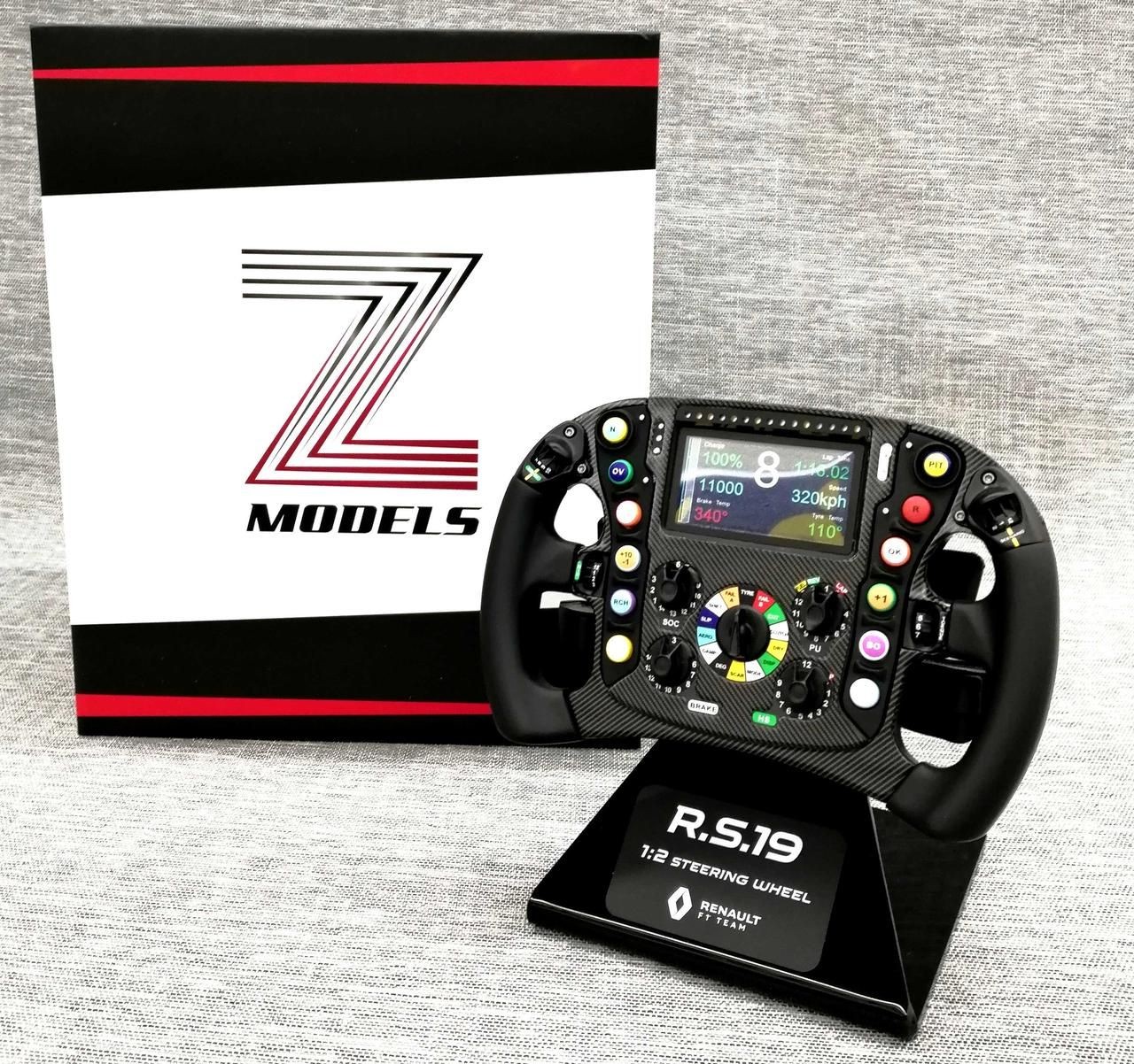 Z-MODELS Steering Model 12 Renault R.s.19 F1 Used Z-MODELS Steering Model 12 Renault R.s.19 F1 Used