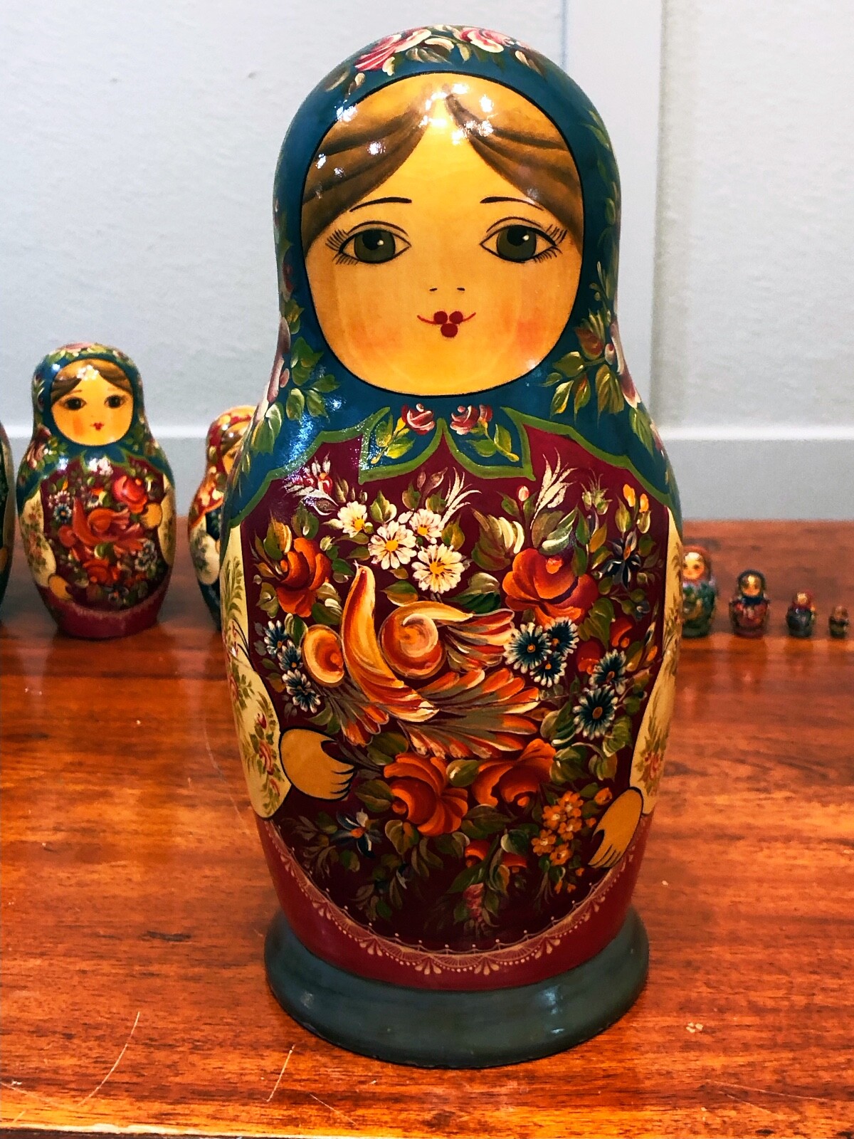 RARE 1988 USSR Matryoshka • Signed Antonov I.G. Zagorsk • 13-Piece Museum Set RARE 1988 USSR Matryoshka • Signed Antonov I.G. Zagorsk • 13-Piece Museum Set