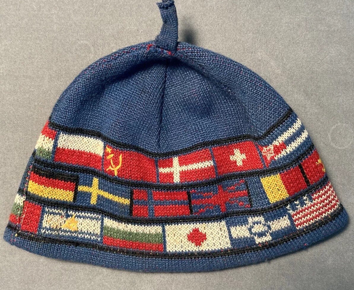 Rare 1951 World Festival East Berlin DDR Cold War Cap Knit Hat Free German Youth