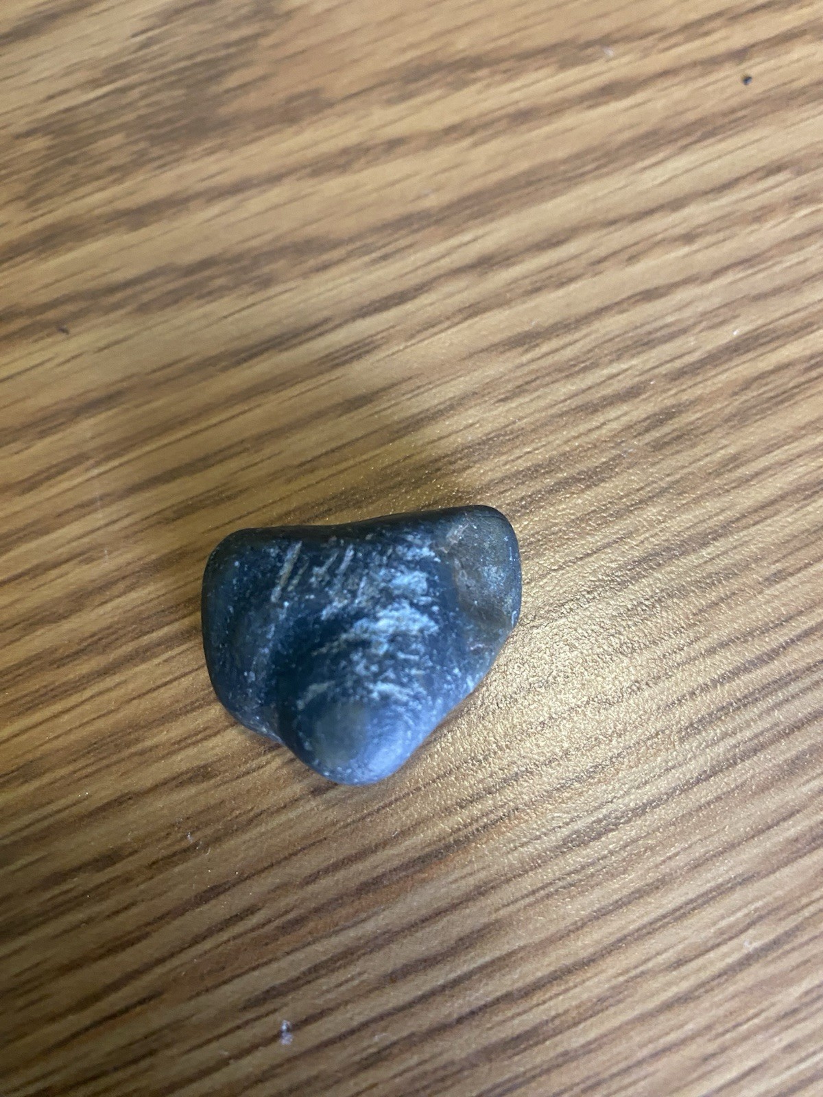 Black Rock with White Markings Mineral Specimen Black Rock with White Markings Mineral Specimen