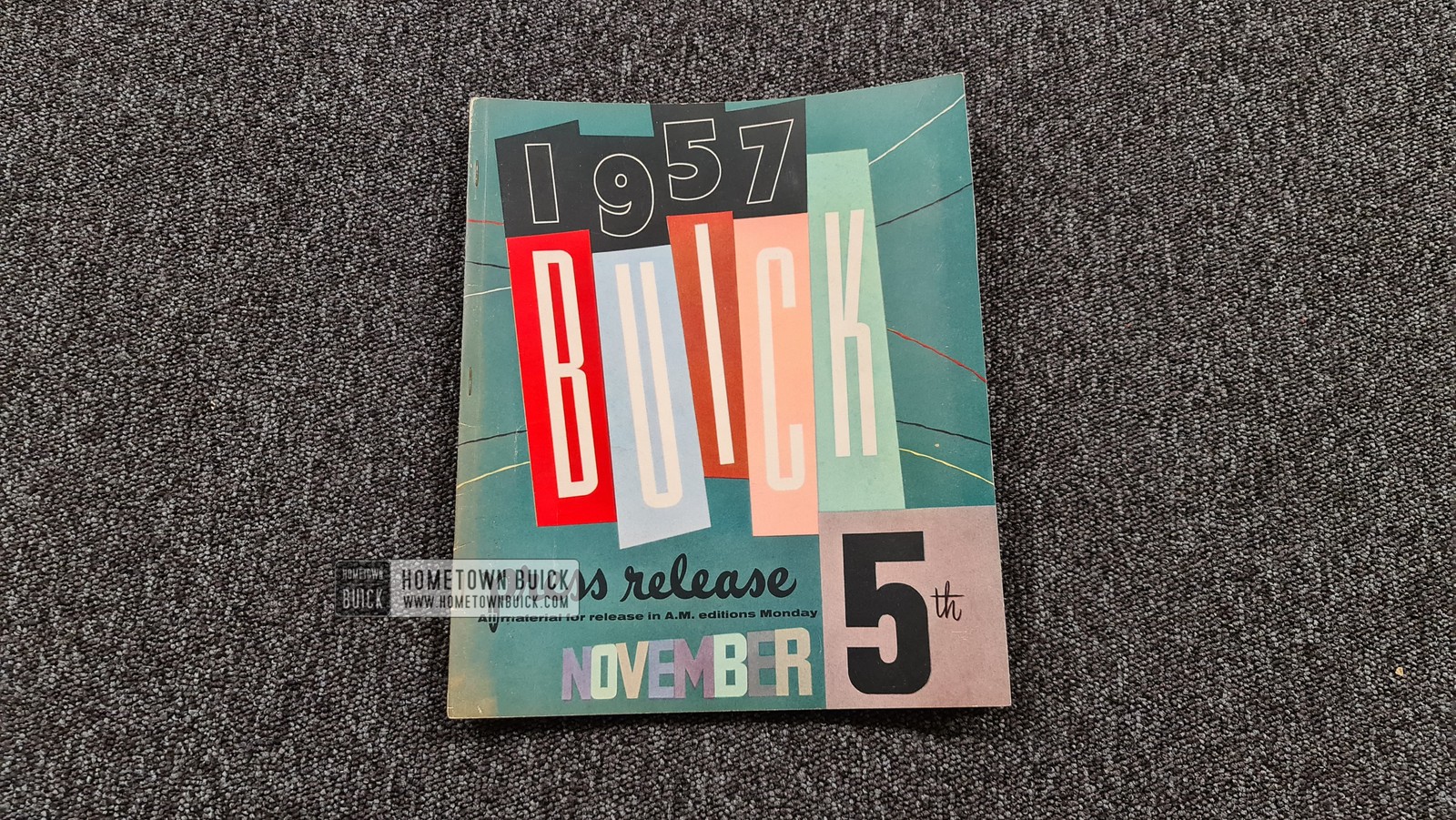1957 Buick Press Release Kit (ORIGINAL) 1957 Buick Press Release Kit (ORIGINAL)