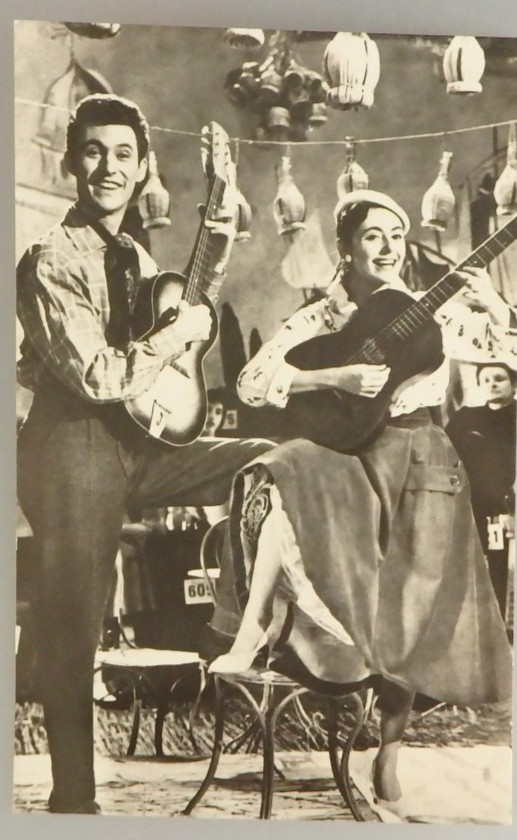 Photo Autograph Card Caterina Valente and Silvio Francesco (144506)