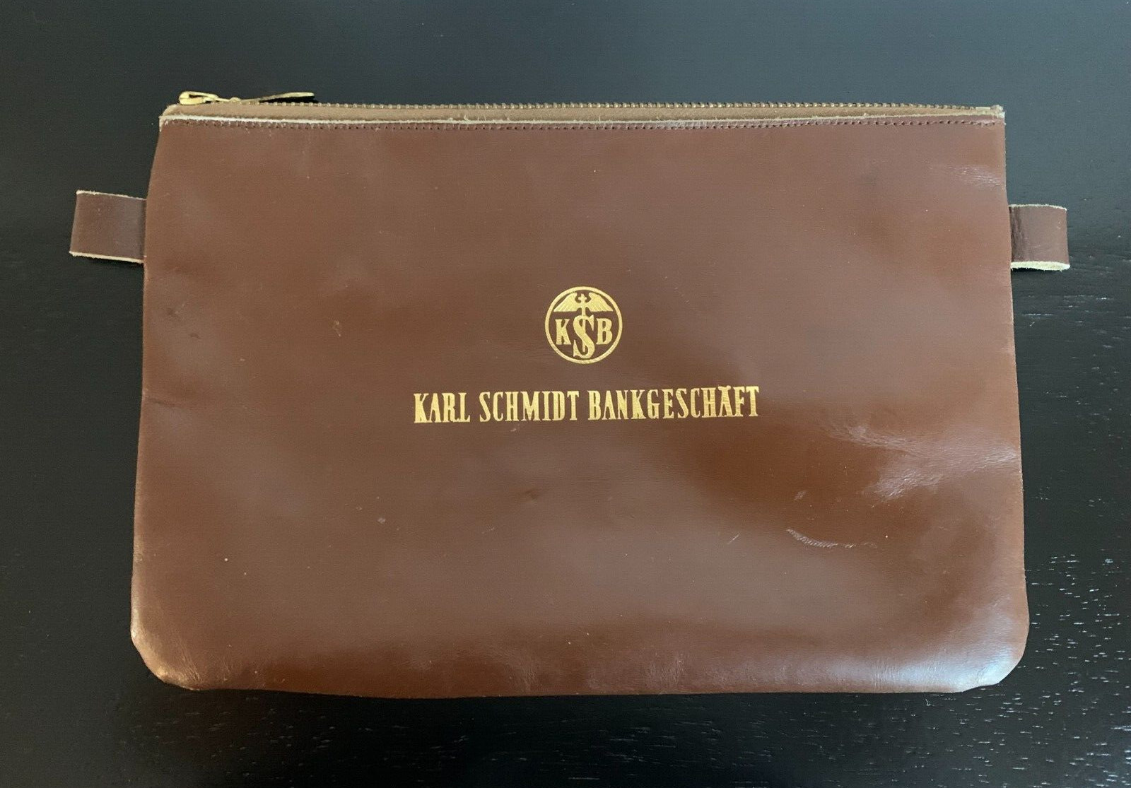 Leather Bank Money Bag Germany 