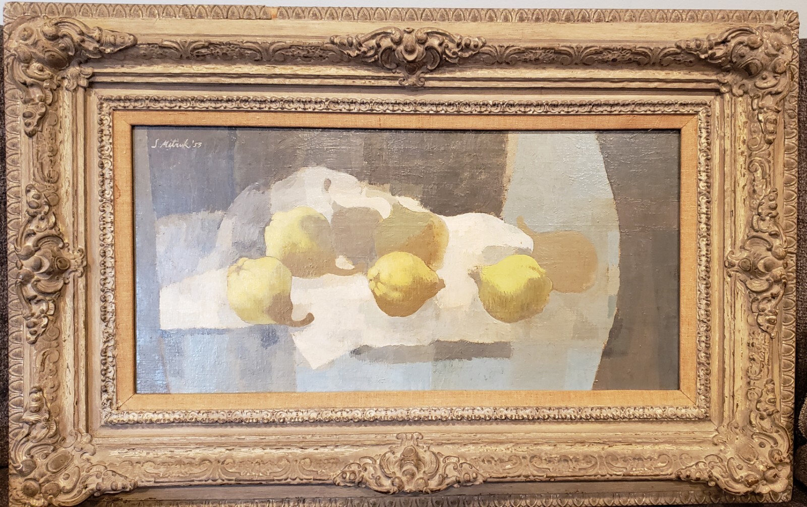 Stanley Mitruk Signed Vintage Oil Painting on canvas w/ frame Stanley Mitruk Signed Vintage Oil Painting on canvas w/ frame