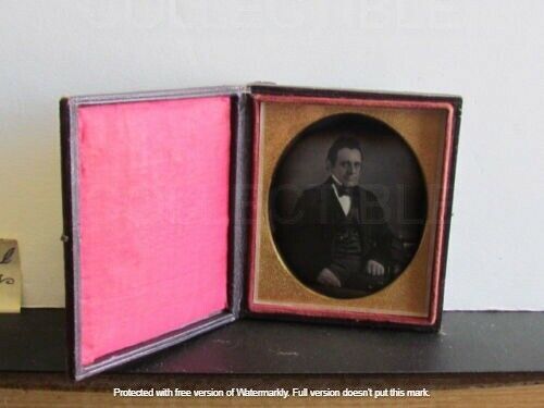 NEW YORK ULSTER COUNTY DAGUERREOTYPE JEREMIAH RUSSELL CONGRESS c1782-1867 RARE NEW YORK ULSTER COUNTY DAGUERREOTYPE JEREMIAH RUSSELL CONGRESS c1782-1867 RARE