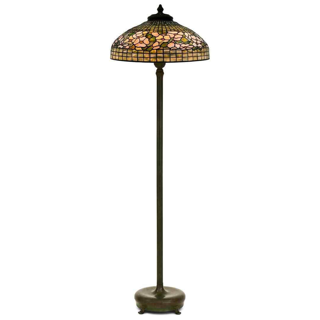 BANDED DOGWOOD by Tiffany Studios Floor Lamp