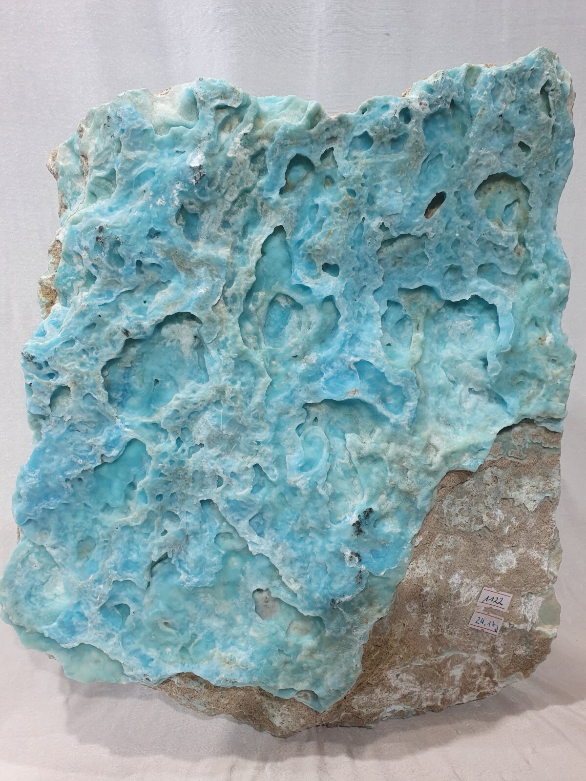 XL Aragonite Blue Free Form Object Natural Untreated Decoration 24.1kg XL Aragonite Blue Free Form Object Natural Untreated Decoration 24.1kg