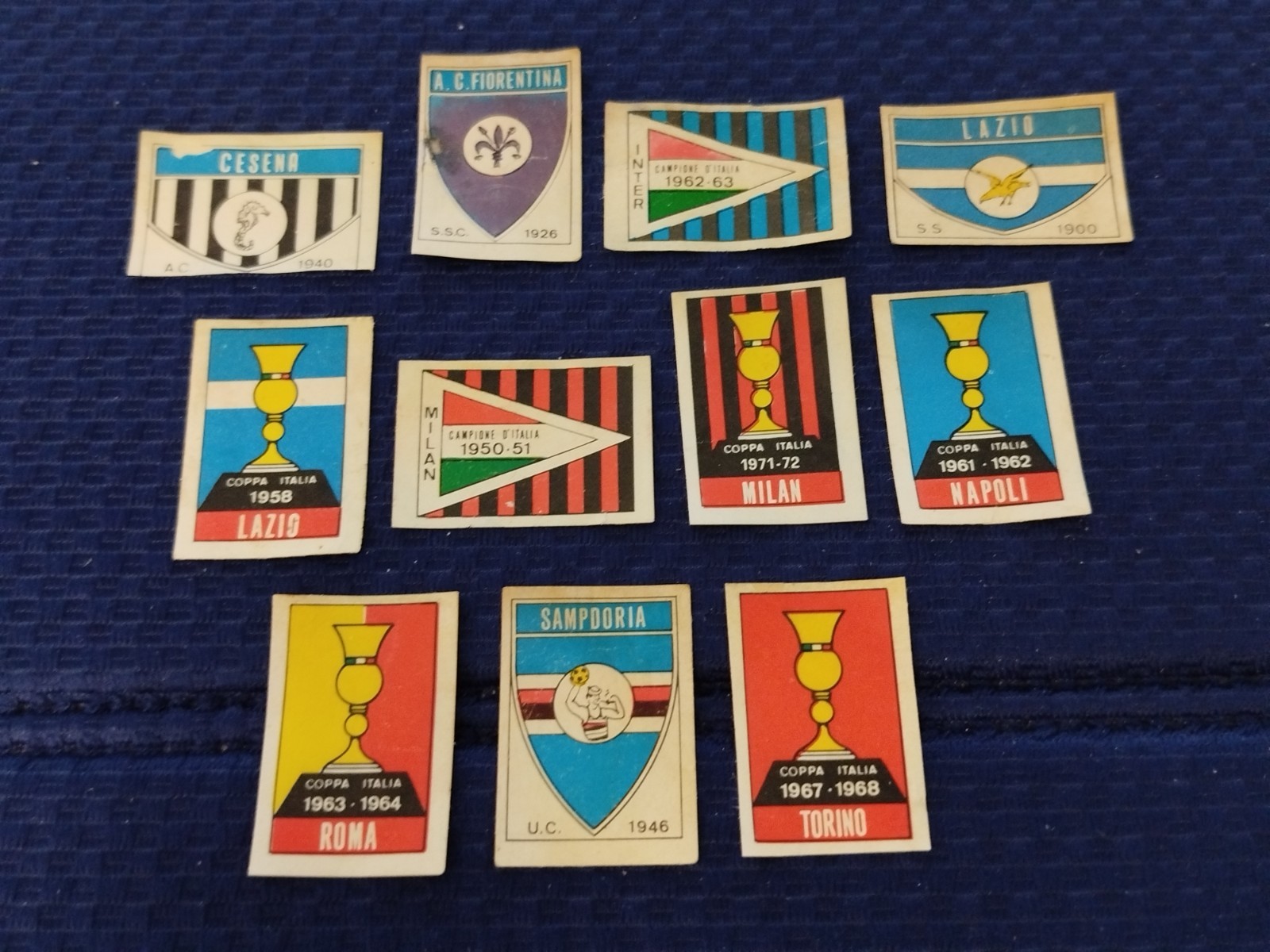 RITMO CALTAGIRONE FIGURINE FOOTBALLERS' SCUDETTO 1968-69 - Coppa Milan other year RITMO CALTAGIRONE FIGURINE FOOTBALLERS' SCUDETTO 1968-69 - Coppa Milan other year