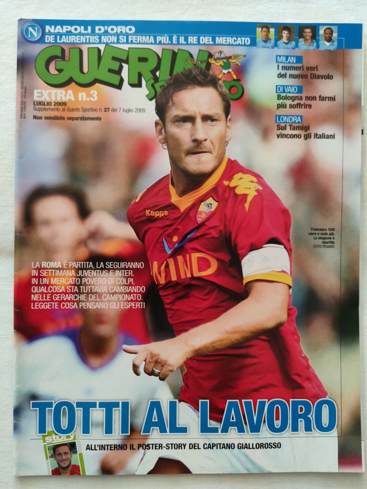 GUERIN SPORTIVO 27-2009 EXTRA NO. 3 TOTTI MILAN 1950s by VAIO PRO BELVEDERE GUERIN SPORTIVO 27-2009 EXTRA NO. 3 TOTTI MILAN 1950s by VAIO PRO BELVEDERE