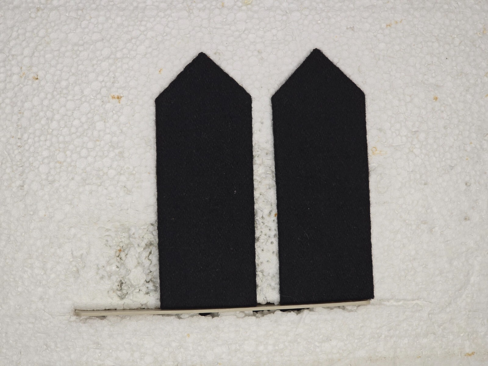 Reproduction WW2 Italian RSI Collar Tabs Black Sew-On Reproduction WW2 Italian RSI Collar Tabs Black Sew-On