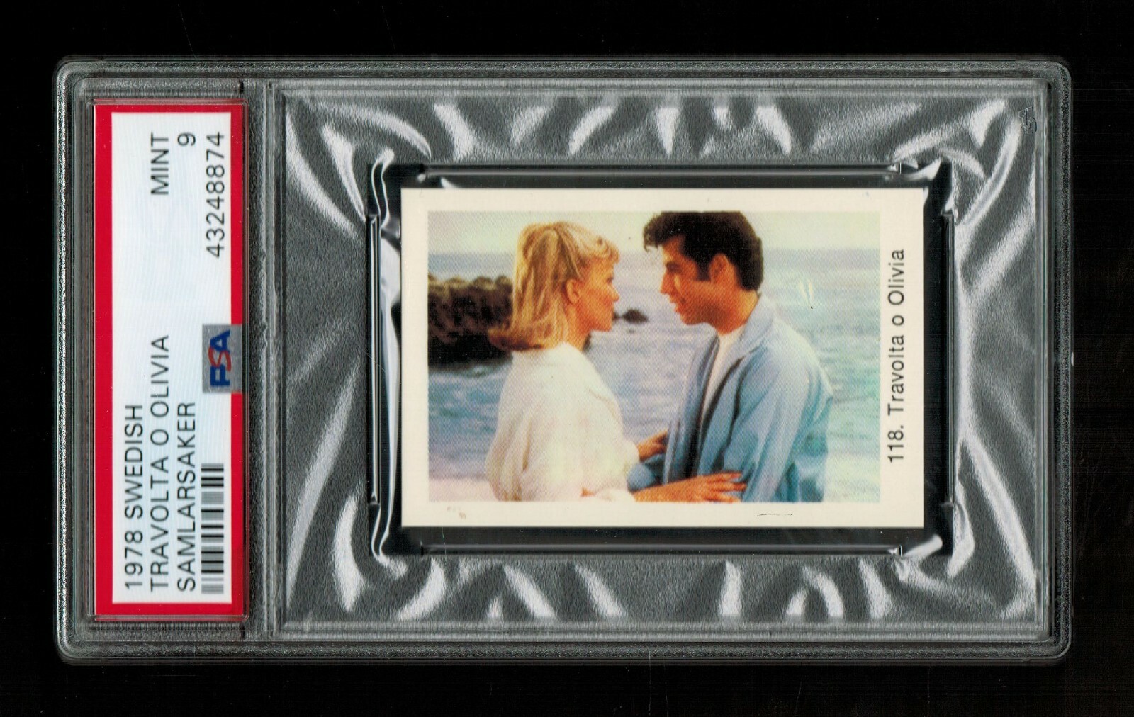 PSA 9 JOHN TRAVOLTA & OLIVIA NEWTON JOHN in GREASE 1978 Card HIGHEST EVER 1/1 PSA 9 JOHN TRAVOLTA & OLIVIA NEWTON JOHN in GREASE 1978 Card HIGHEST EVER 1/1