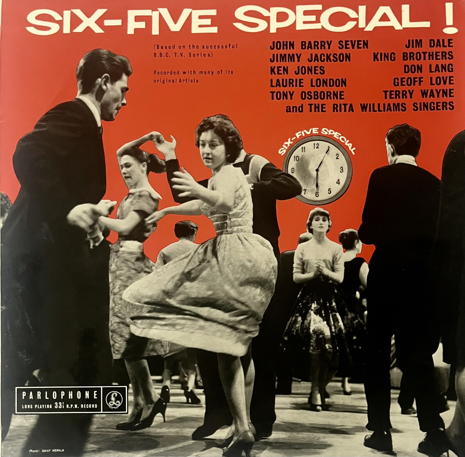 John Barry Seven Fully Signed Autograph ‘Six-Five Special’ (1957) 1st Press LP